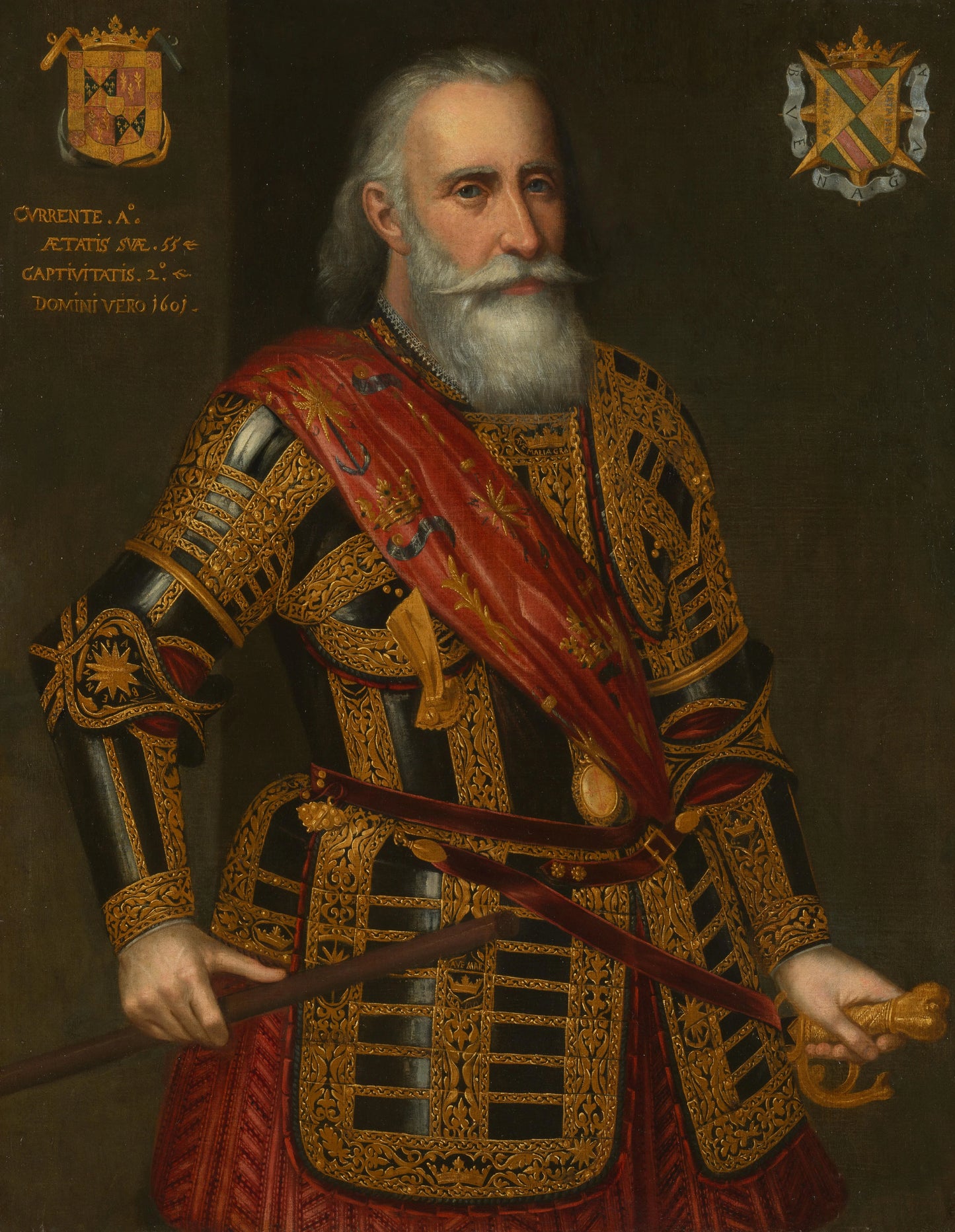 Portrait of Francisco Hurtado de Mendoza – anoniem Vintage Portrait Art Print | Wall Art Poster