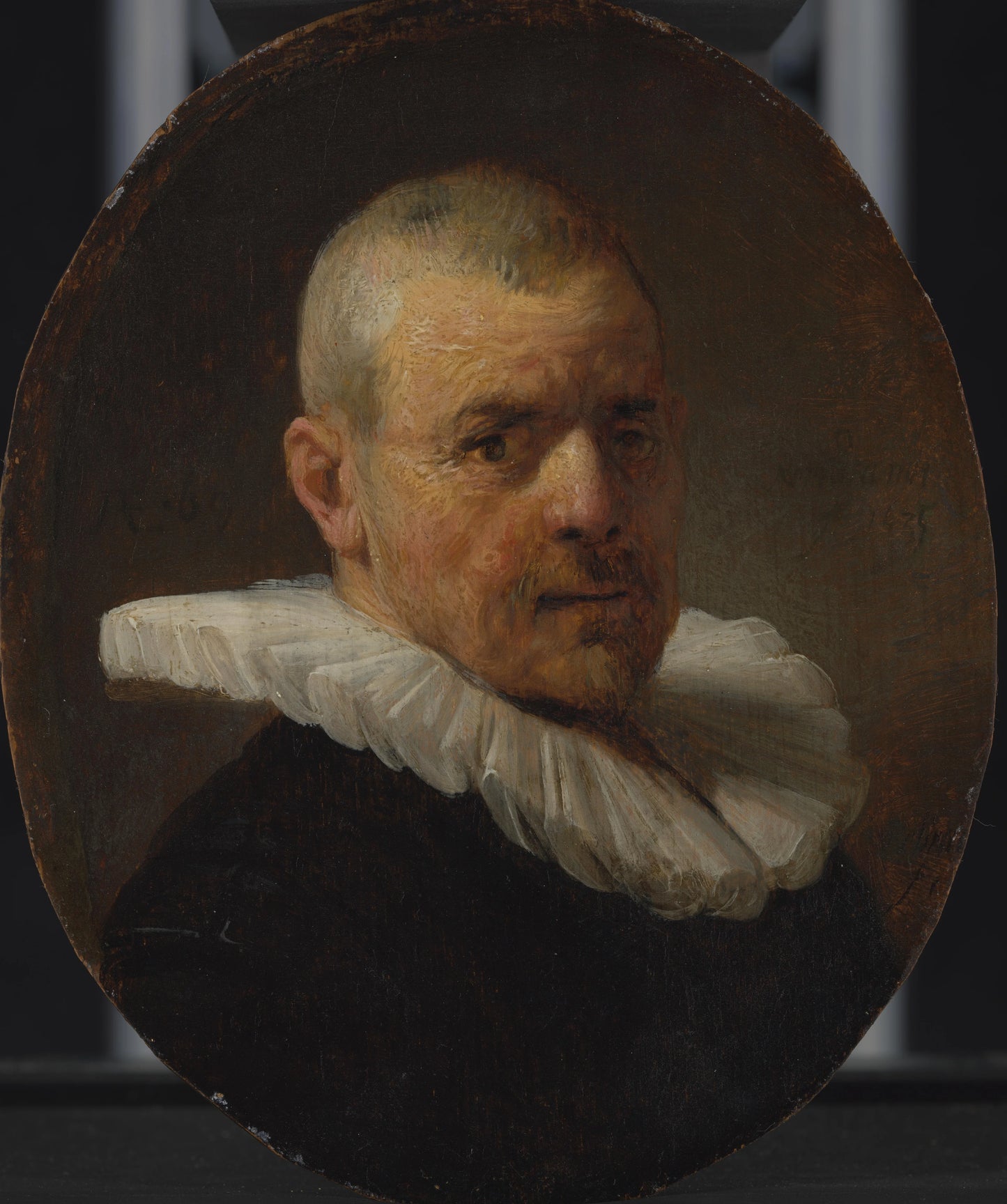Portrait of Jan Willemsz van der Pluym – Rembrandt van Rijn (eigenhandig gesigneerd) Vintage Portrait Art Print | Wall Art Poster