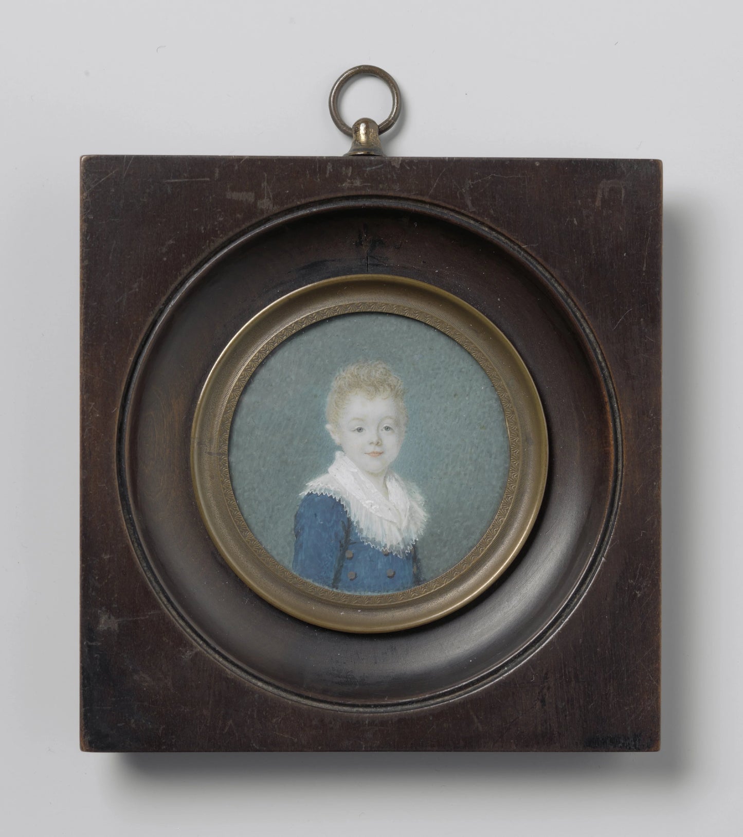 Portrait of a six-year-old Boy of the Bus Family – Joseph Boze Vintage Portrait Art Print | Wall Art Poster
