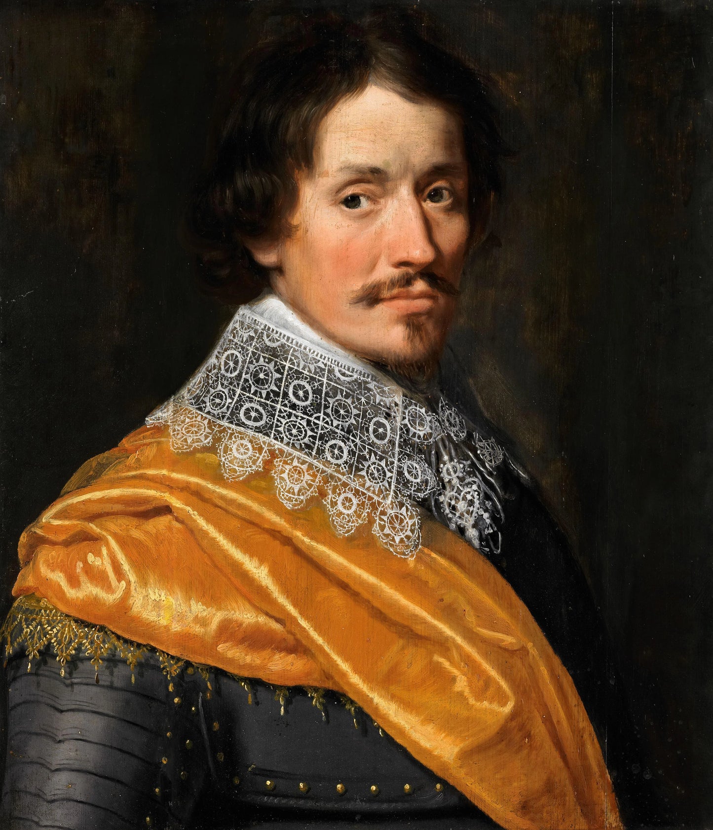 Portrait of an Officer – Wybrand de Geest Vintage Portrait Art Print | Wall Art Poster