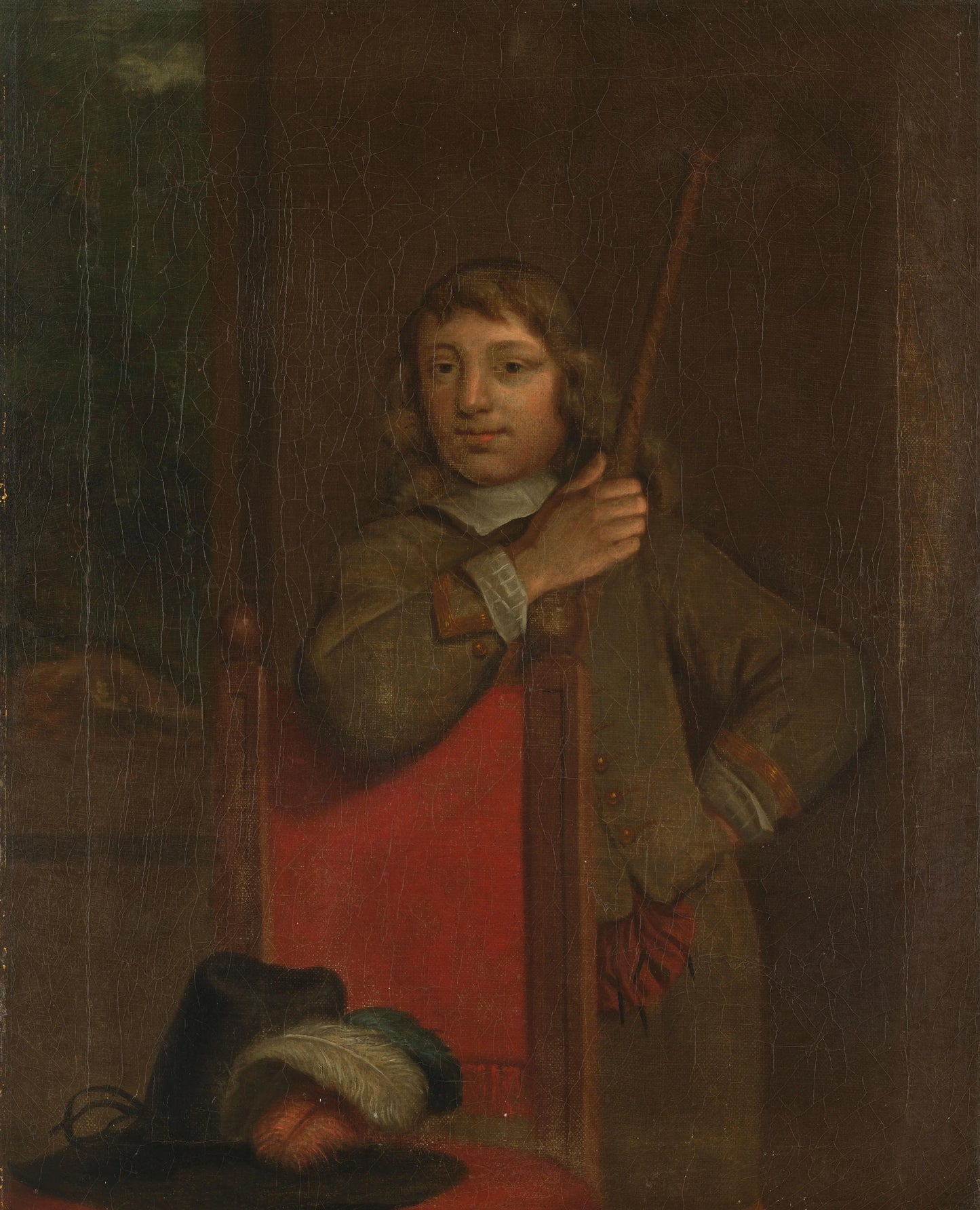 Portrait of Harmen van de Poll, Son of Jan van de Poll – kopie naar Johannes Spilberg (II) Vintage Portrait Art Print | Wall Art Poster