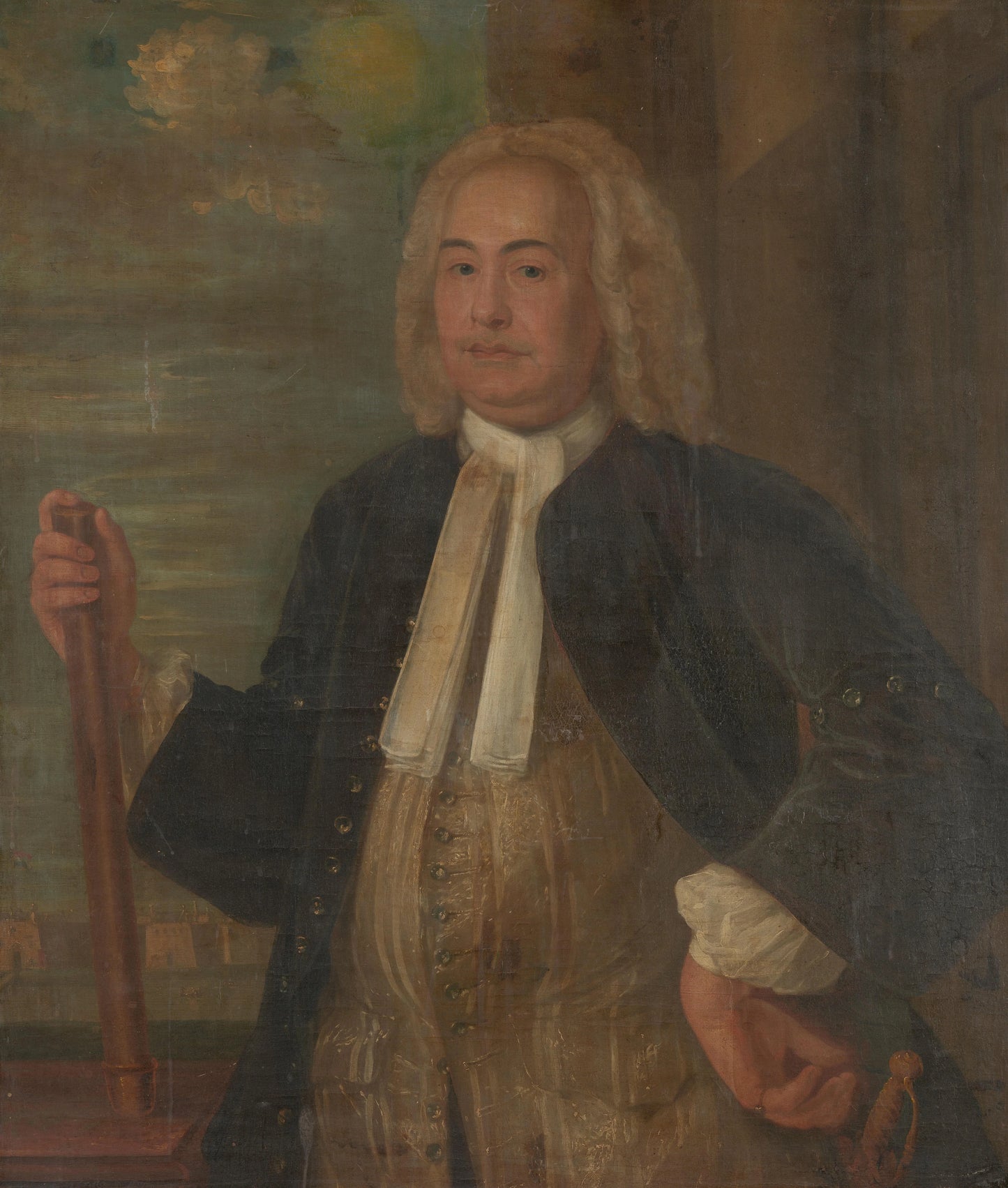 Johannes Thedens (1741-1743) – anonymous Vintage Portrait Art Print | Wall Art Poster