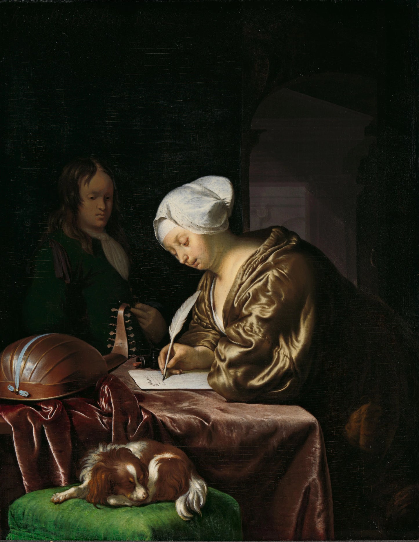 The Letter Writer – Frans van Mieris (I) Vintage Art Print | Wall Art Poster