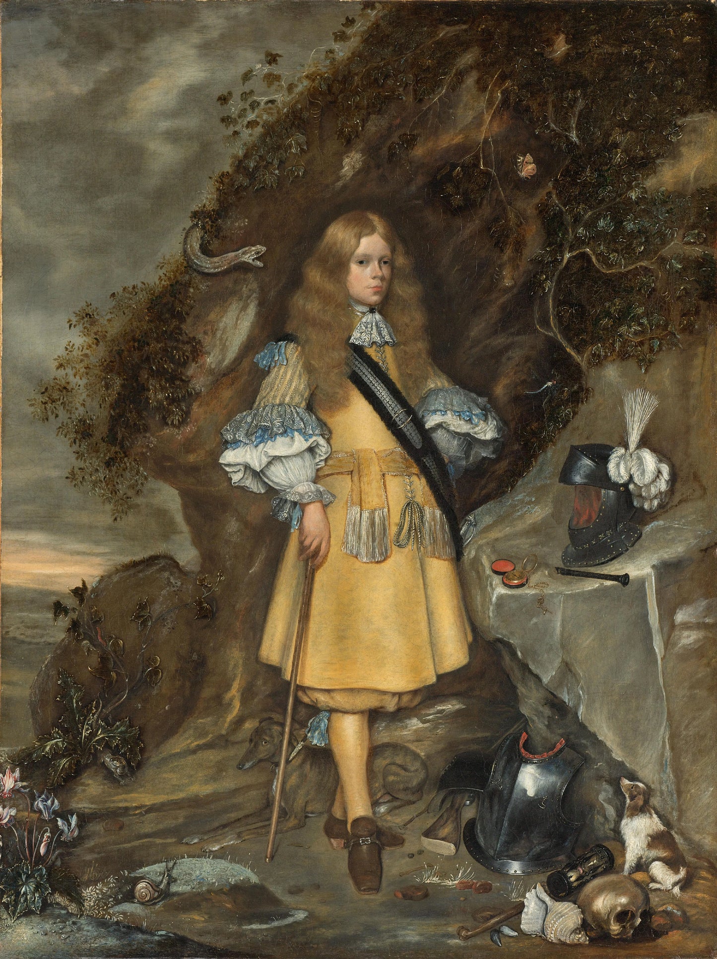 Memorial Portrait of Moses ter Borch – Gerard ter Borch (II), Gesina ter Borch Vintage Portrait Art Print | Wall Art Poster