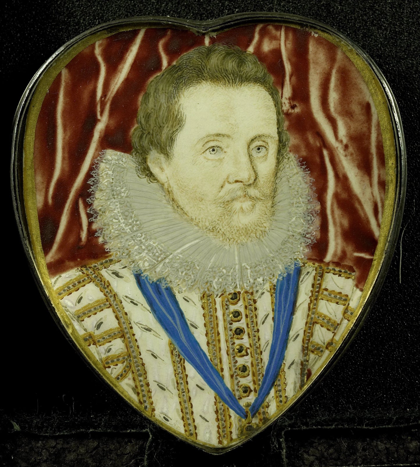 Portrait of James I (1566-1625), King of Engeland – attributed to Lawrence Hilliard Vintage Portrait Art Print | Wall Art Poster