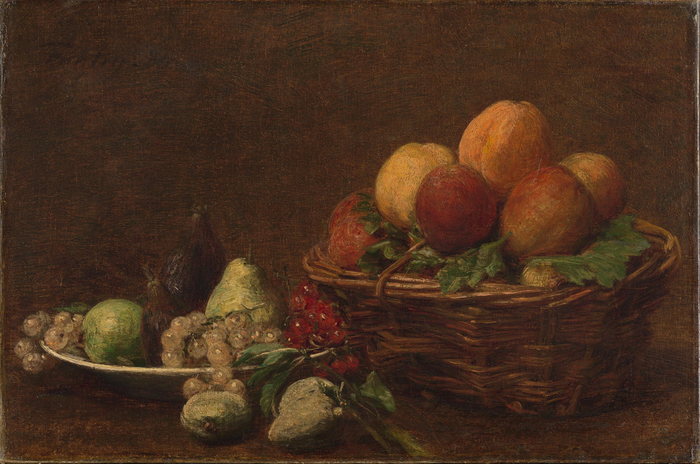 Still Life with Fruit – Henri Fantin-Latour Vintage Still Life Art Print | Wall Art Poster