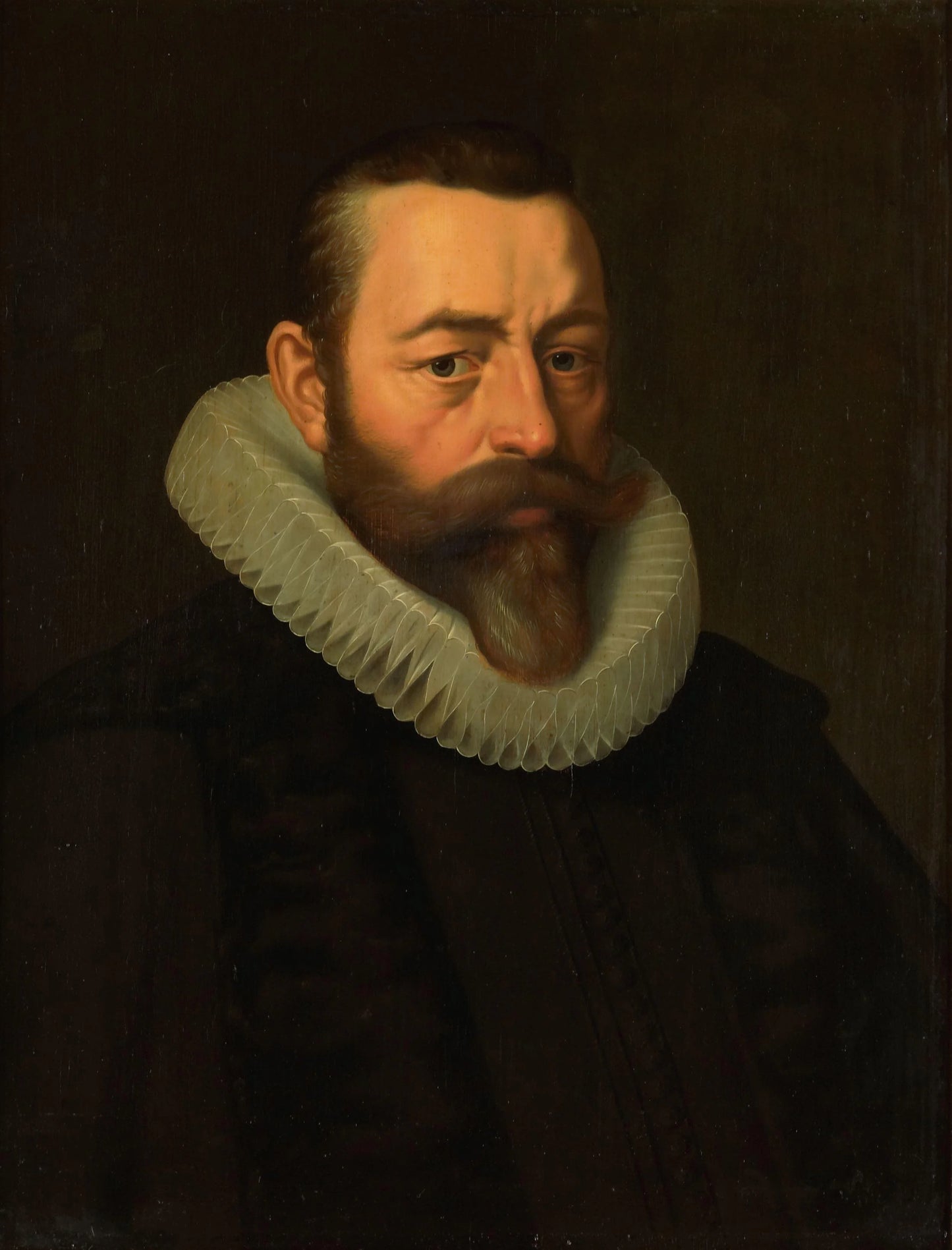 Portrait of Pieter Dircksz Hasselaer (1554-1616) – copy after Cornelis van der Voort Vintage Portrait Art Print | Wall Art Poster