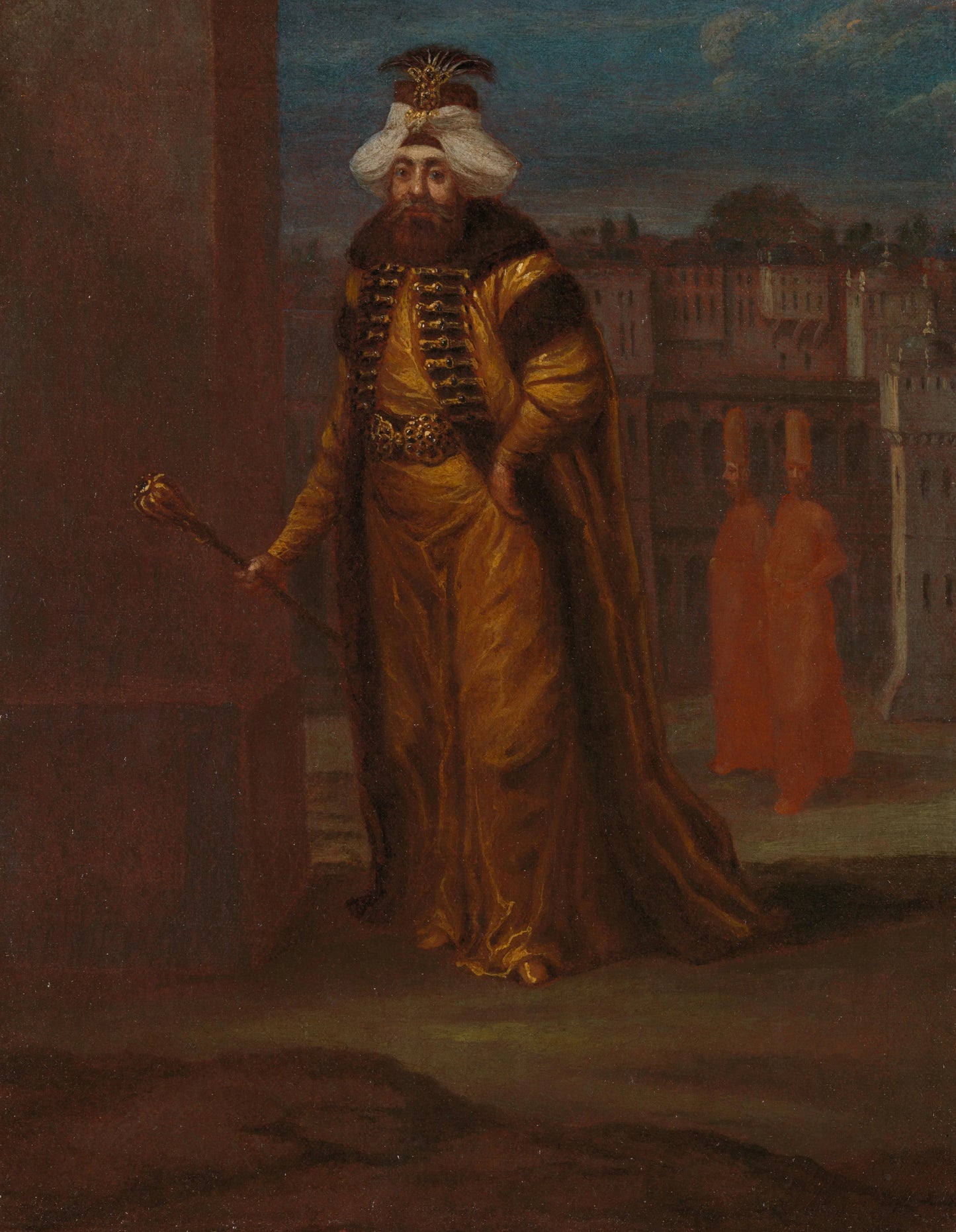 Sultan Mahmud I – Jean Baptiste Vanmour Vintage Art Print | Wall Art Poster