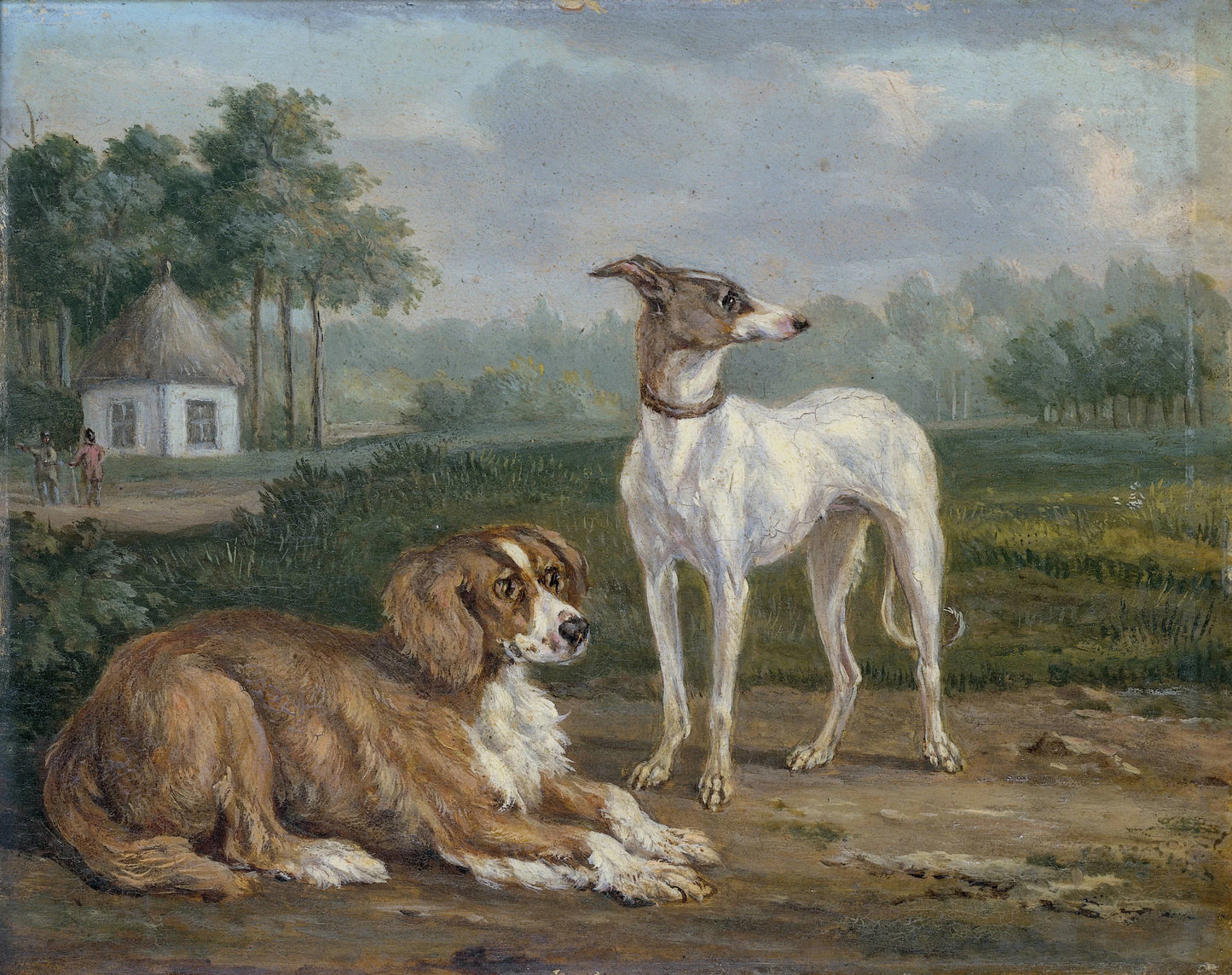 Two Dogs – Jan Dasveldt Vintage Animal Study Art Print | Wall Art Poster