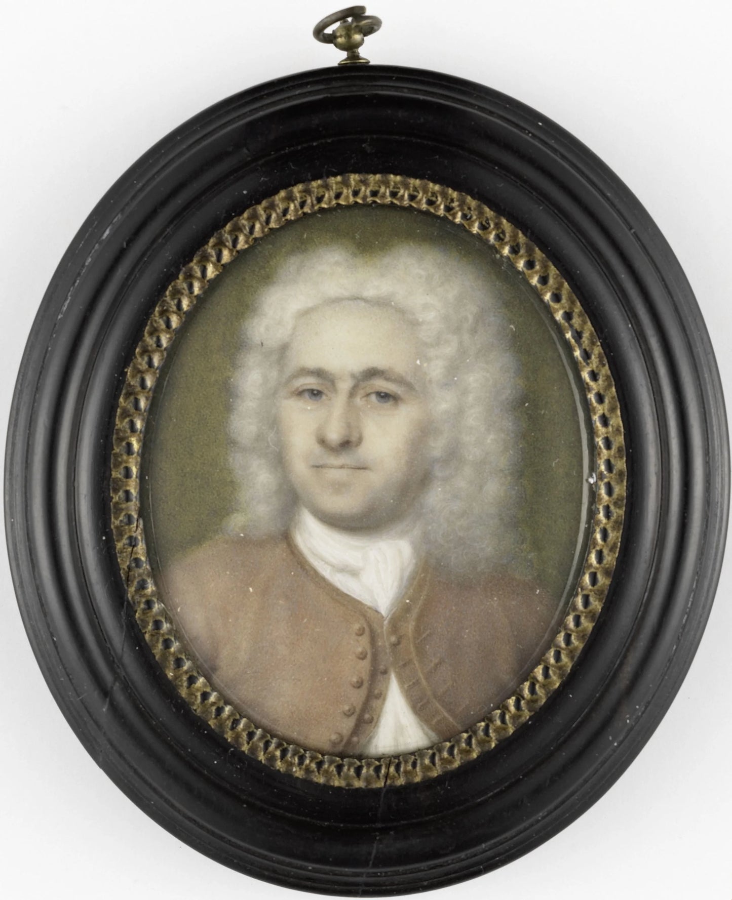 Herman Wolters (1682-1756). Echtgenoot van de schilderes – Henriëtte Wolters-van Pee Vintage Self-Portrait Art Print | Wall Art Poster