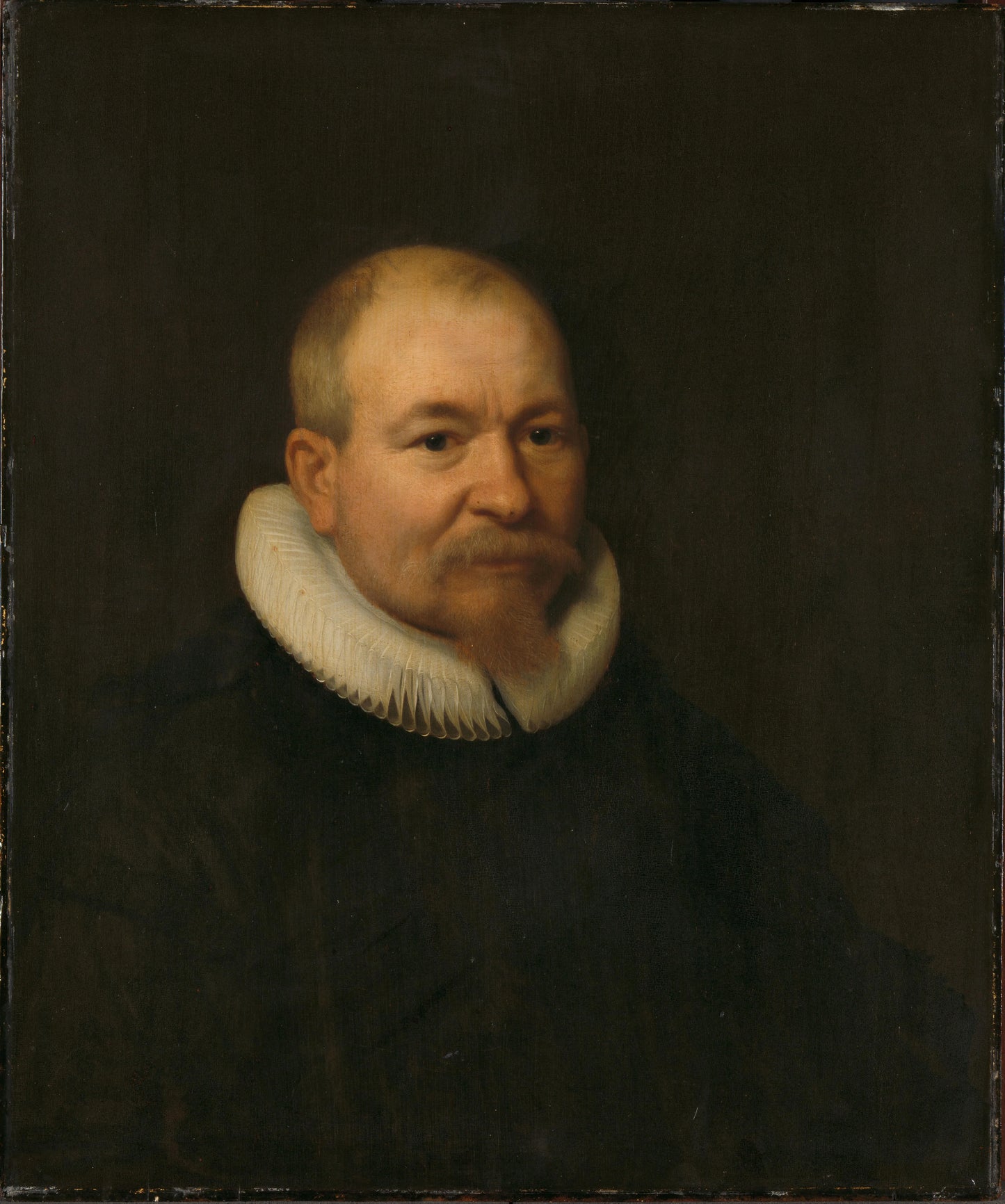 Samuel van Lansbergen (d. 1669), Remonstrant Minister in Rotterdam – Bartholomeus van der Helst Vintage Portrait Art Print | Wall Art Poster