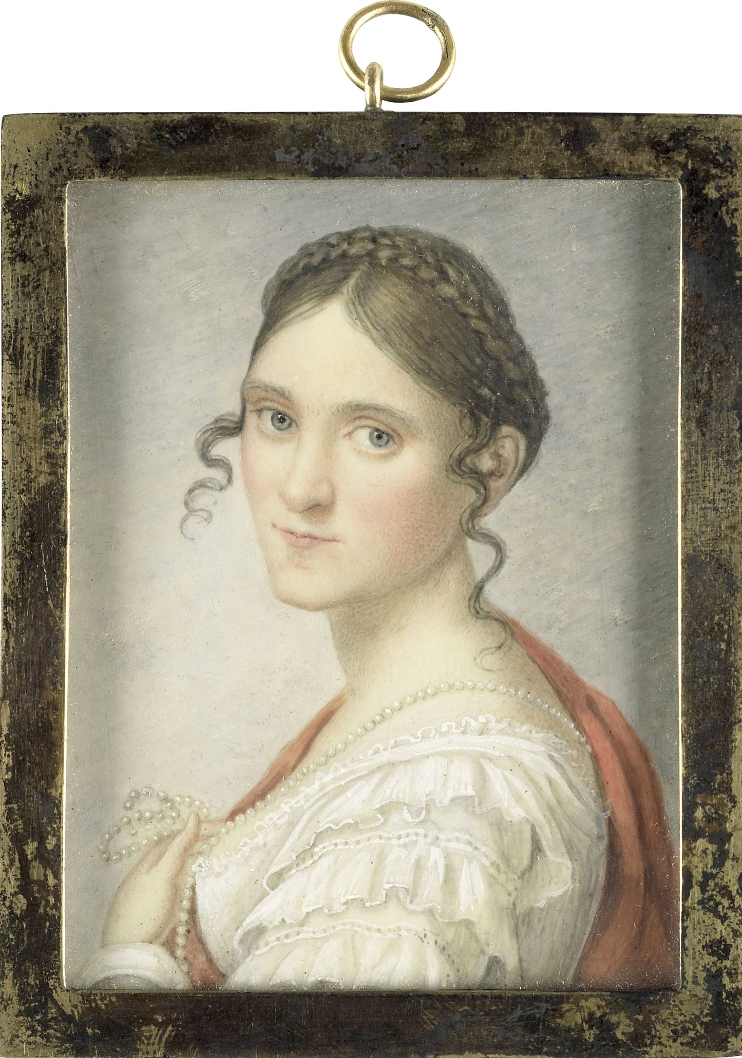 Portret van een vrouw – anoniem Vintage Art Print | Wall Art Poster