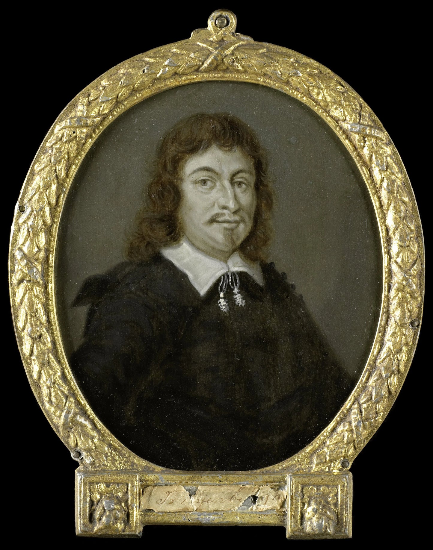 Portrait of Johan van Nijenborgh, Poet in Groningen – Arnoud van Halen Vintage Portrait Art Print | Wall Art Poster