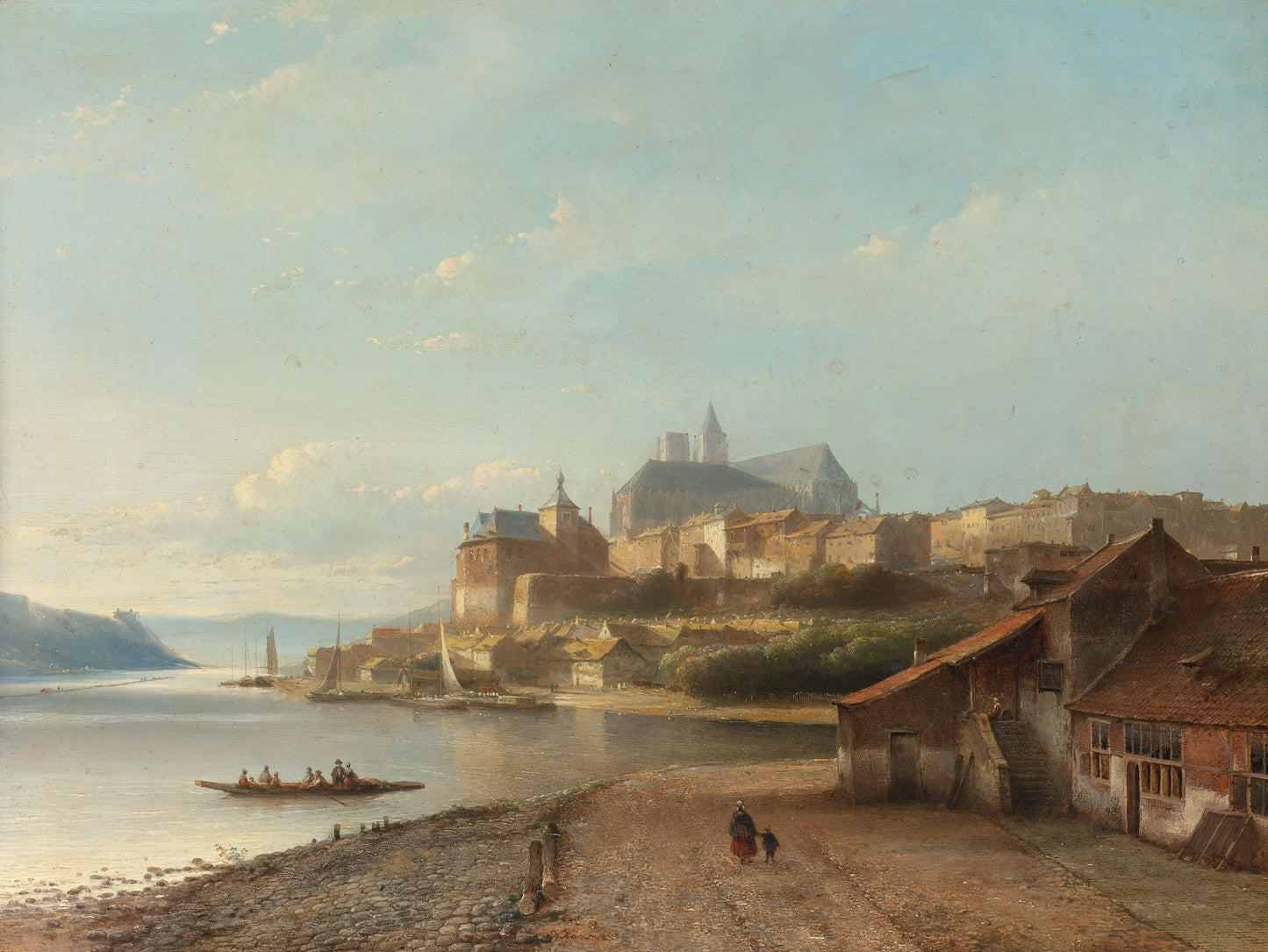 Rhine Fantasy – Kasparus Karsen (mentioned on object) Vintage Landscape Art Print | Wall Art Poster