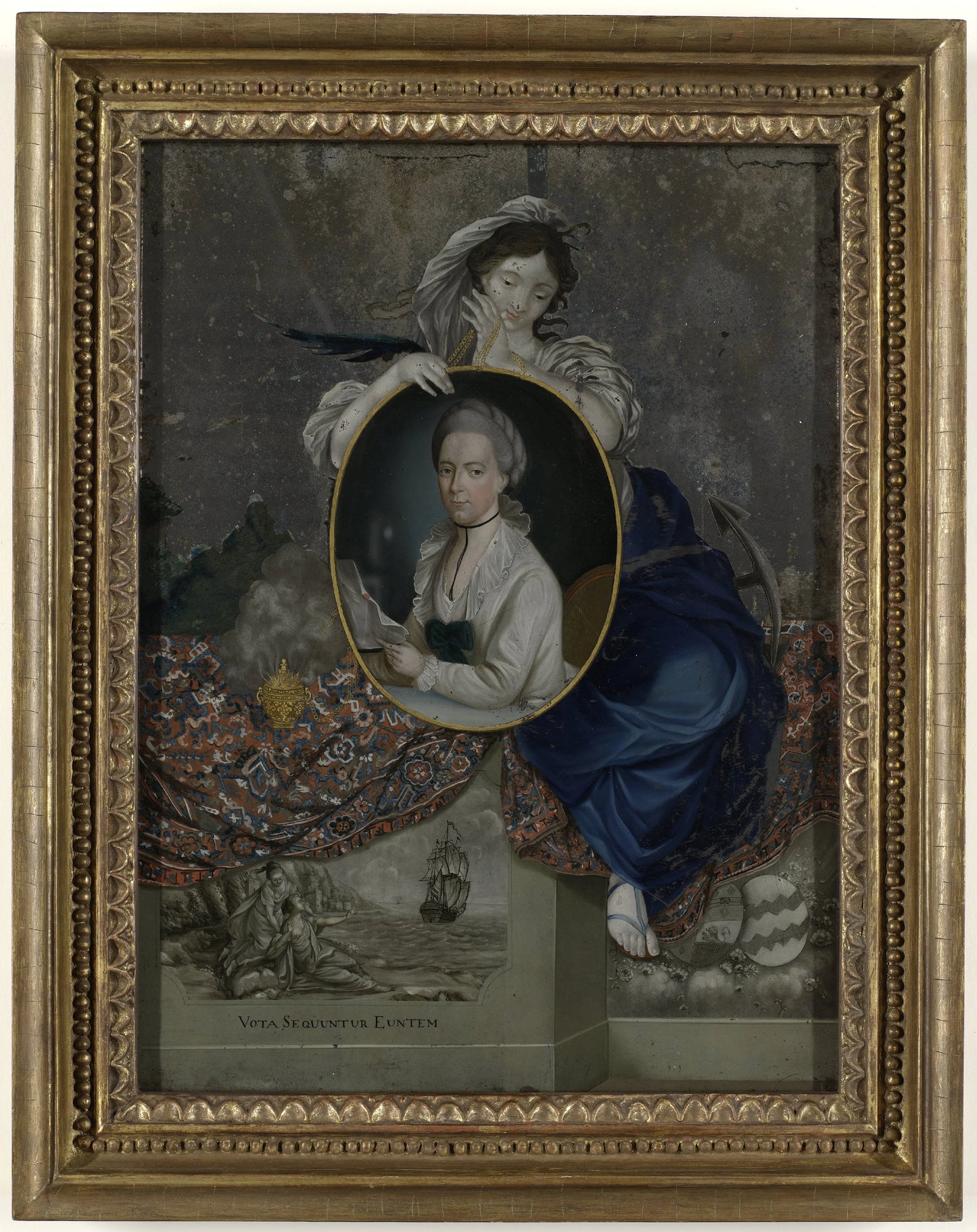 Portrait of Catharina van Braam Houckgeest – anoniem Vintage Portrait Art Print | Wall Art Poster