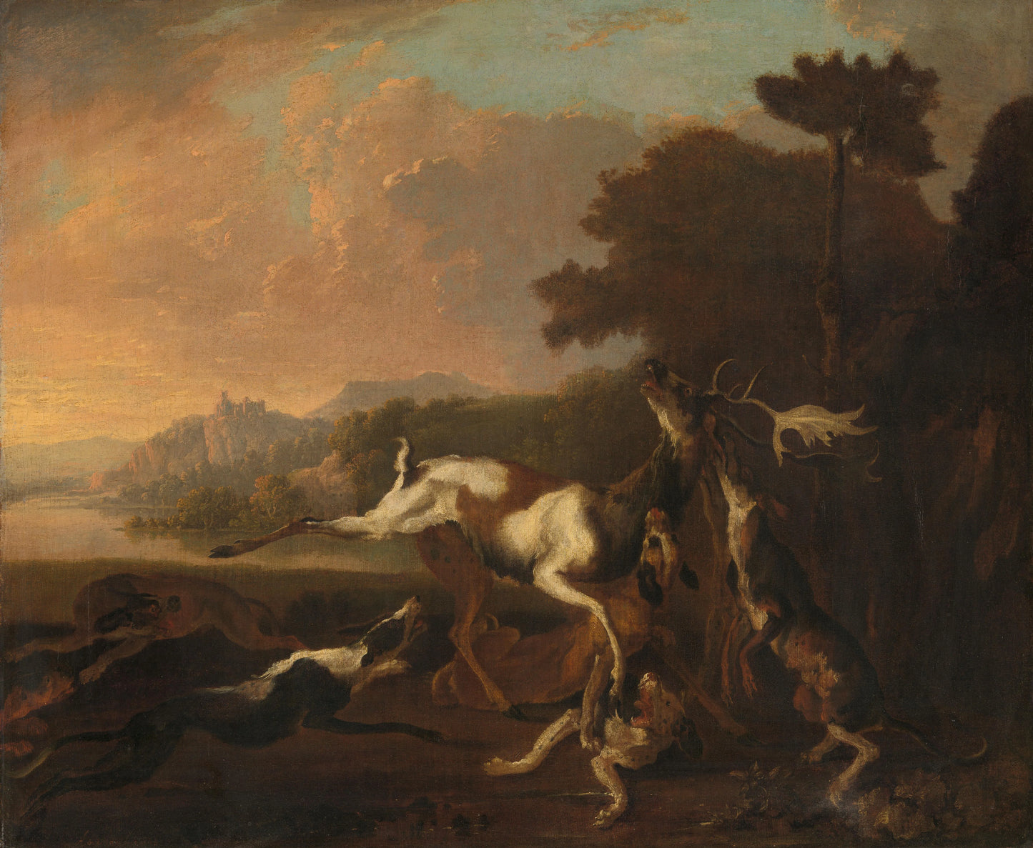 The Deer Hunt – Abraham Daniëlsz. Hondius Vintage Animal Study Art Print | Wall Art Poster