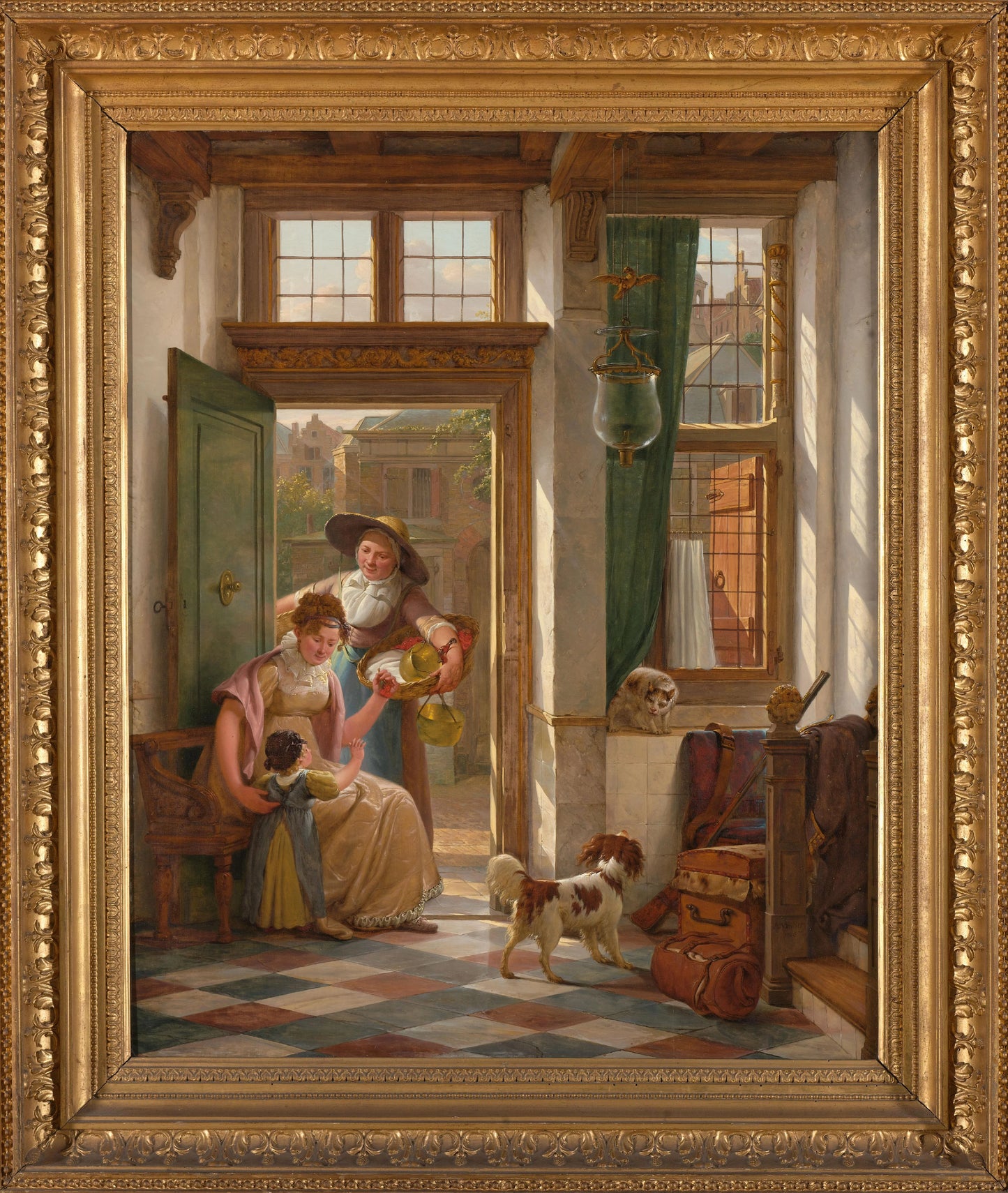 A Cherry Seller at the Door – Abraham van Strij (I) (eigenhandig gesigneerd) Vintage Art Print | Wall Art Poster