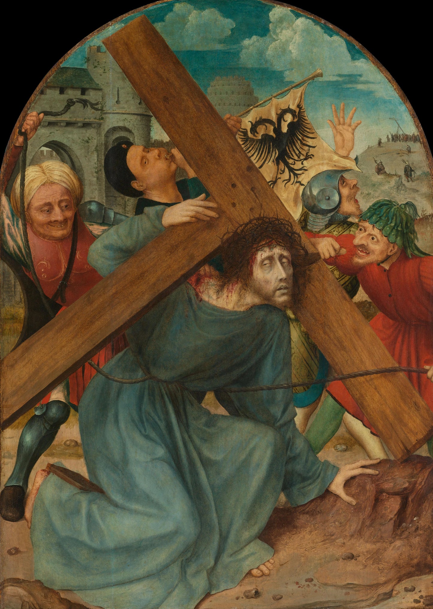 Christ Carrying the Cross – Quinten Massijs (I) Vintage Art Print | Wall Art Poster