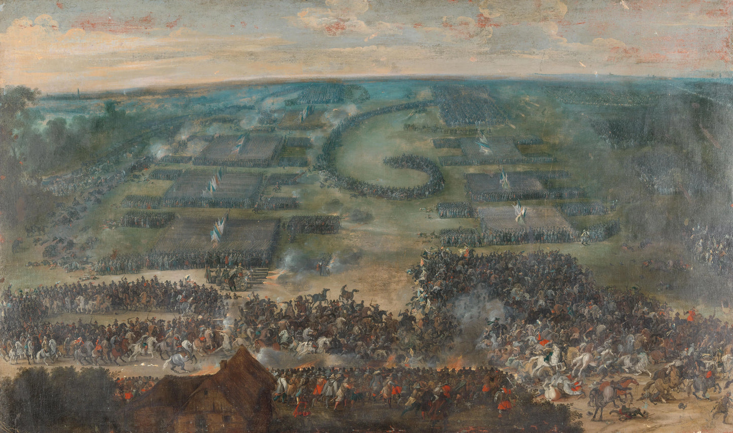 The Battle of Fleurus, 1622 – Peeter Snayers Vintage Landscape Art Print | Wall Art Poster