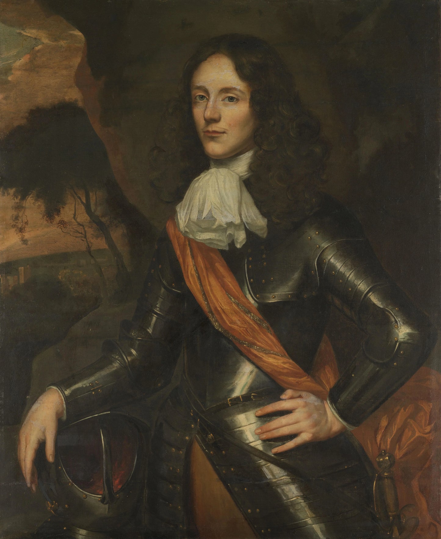 Portrait of James, 4th Lord Cranstoun (in or after 1643-85/88) – copy after Jan Mijtens Vintage Portrait Art Print | Wall Art Poster