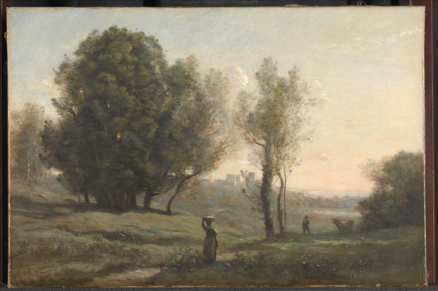 Landscape – Camille Corot (mentioned on object) Vintage Landscape Art Print | Wall Art Poster