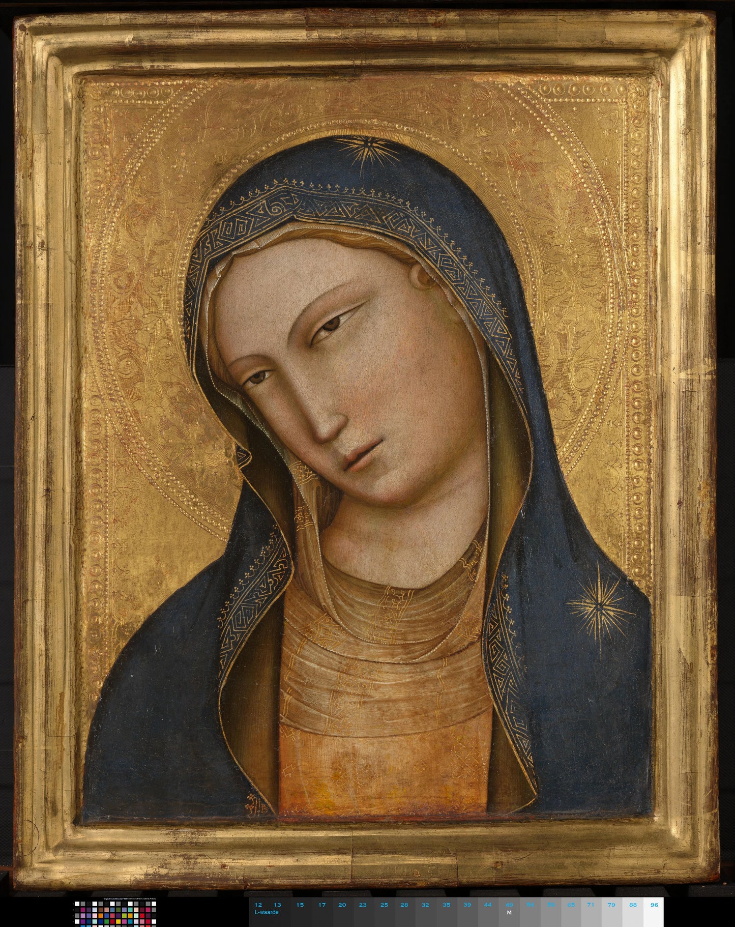 Bust of Saint Mary (formerly entitled Madonna) – Lorenzo Monaco Vintage Art Print | Wall Art Poster