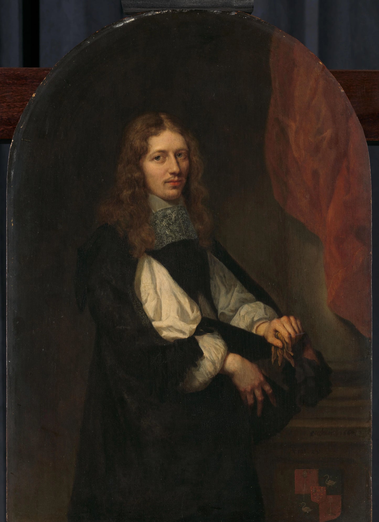 Portrait of Pieter de Graeff (1638-1707), lord of Zuid-Polsbroek, Purmerland, and Ilpendam. Alderman of Amsterdam – Caspar Netscher Vintage Portrait Art Print | Wall Art Poster