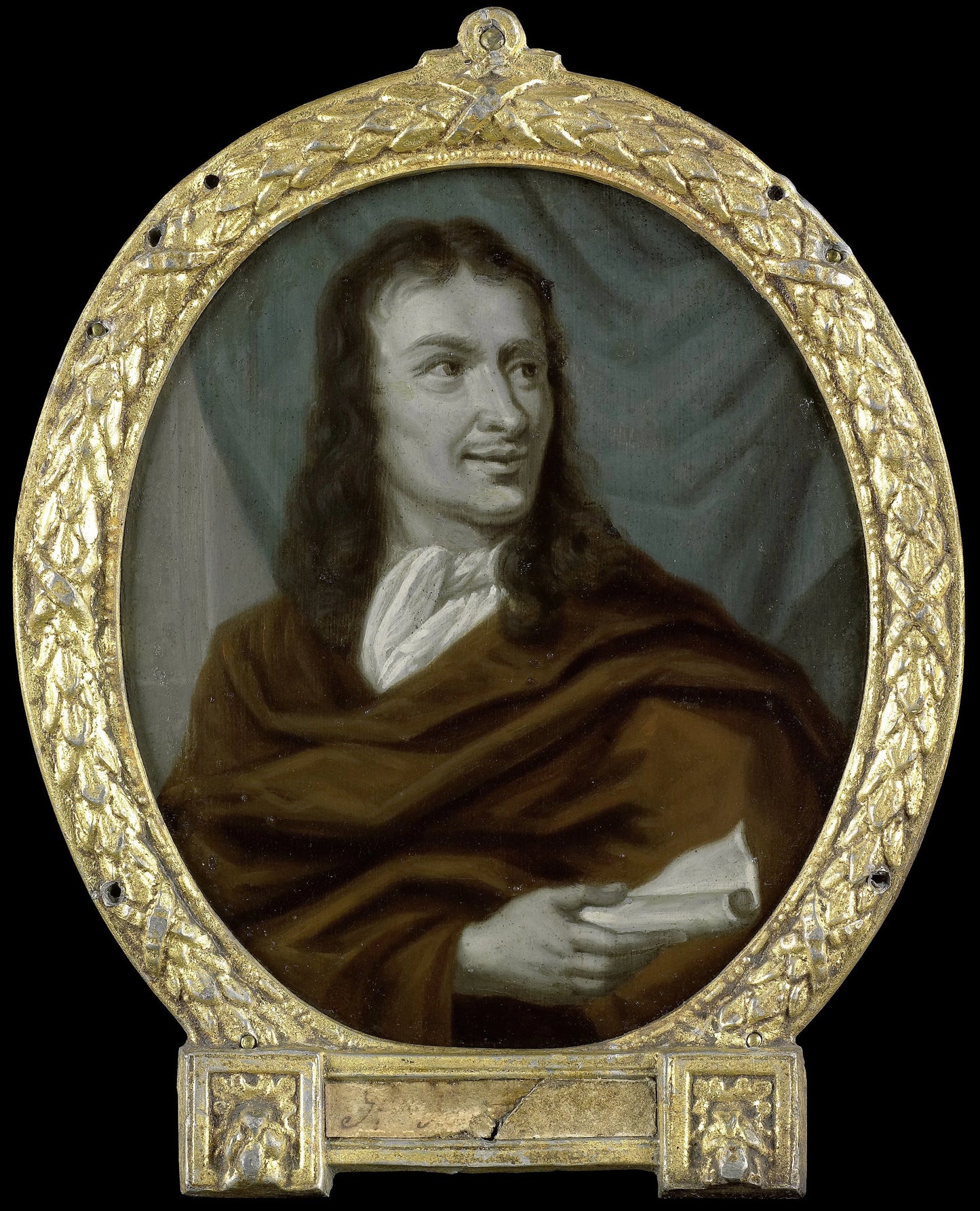 Portrait of Pieter Verhoek, Poet and Marble Painter in Amsterdam – Arnoud van Halen Vintage Self-Portrait Art Print | Wall Art Poster