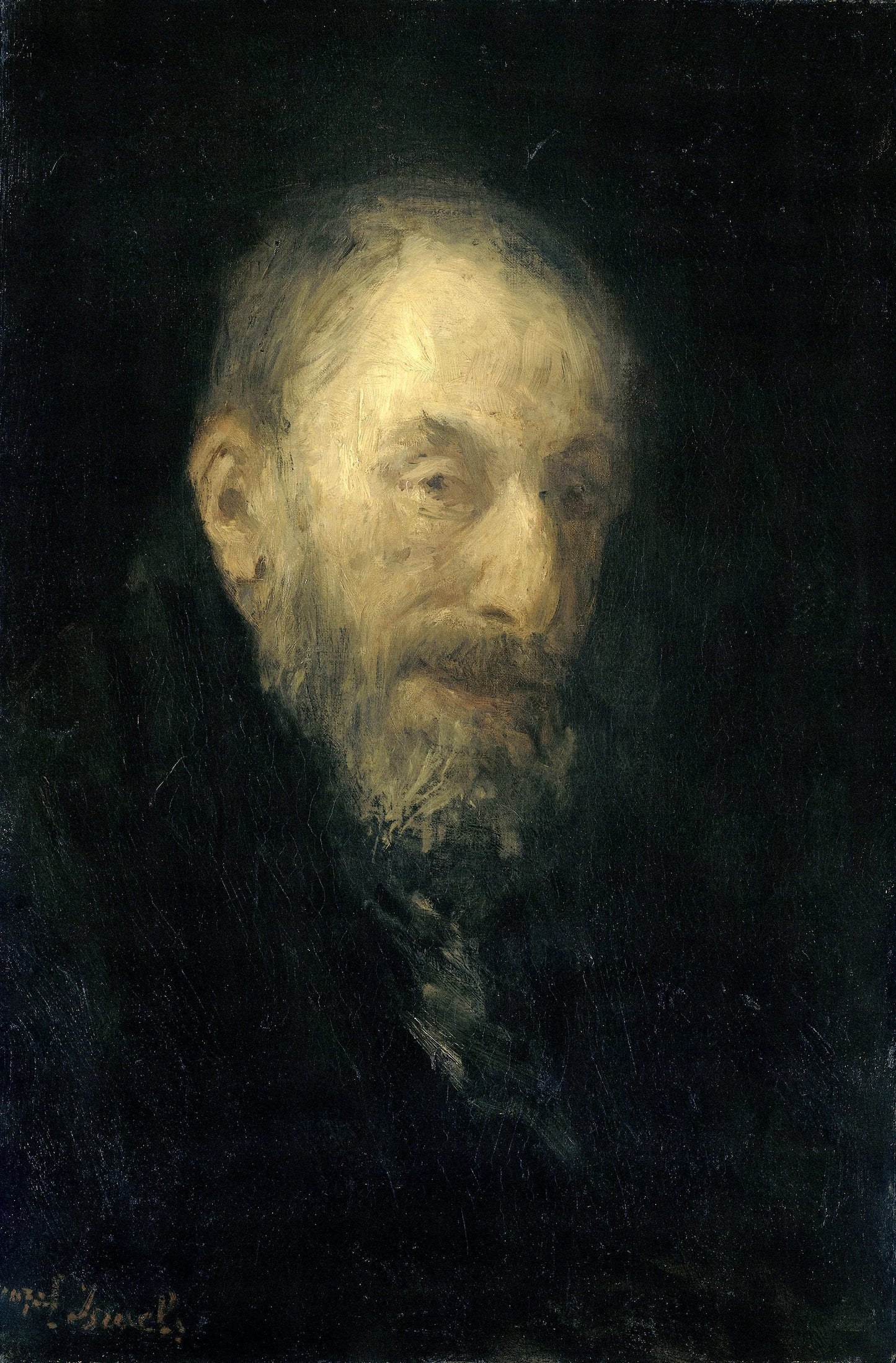 'Old Isaac' – Jozef Israëls Vintage Portrait Art Print | Wall Art Poster