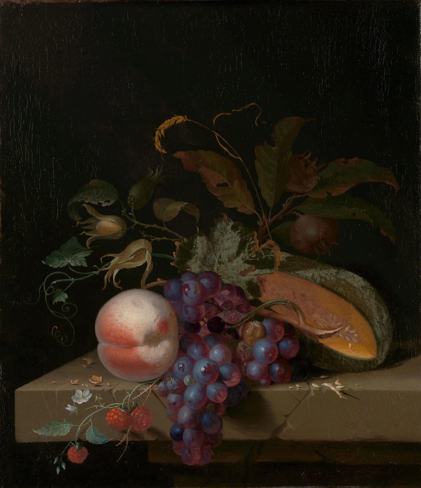 Still Life with Fruit – Pieter Gallis Vintage Still Life Art Print | Wall Art Poster