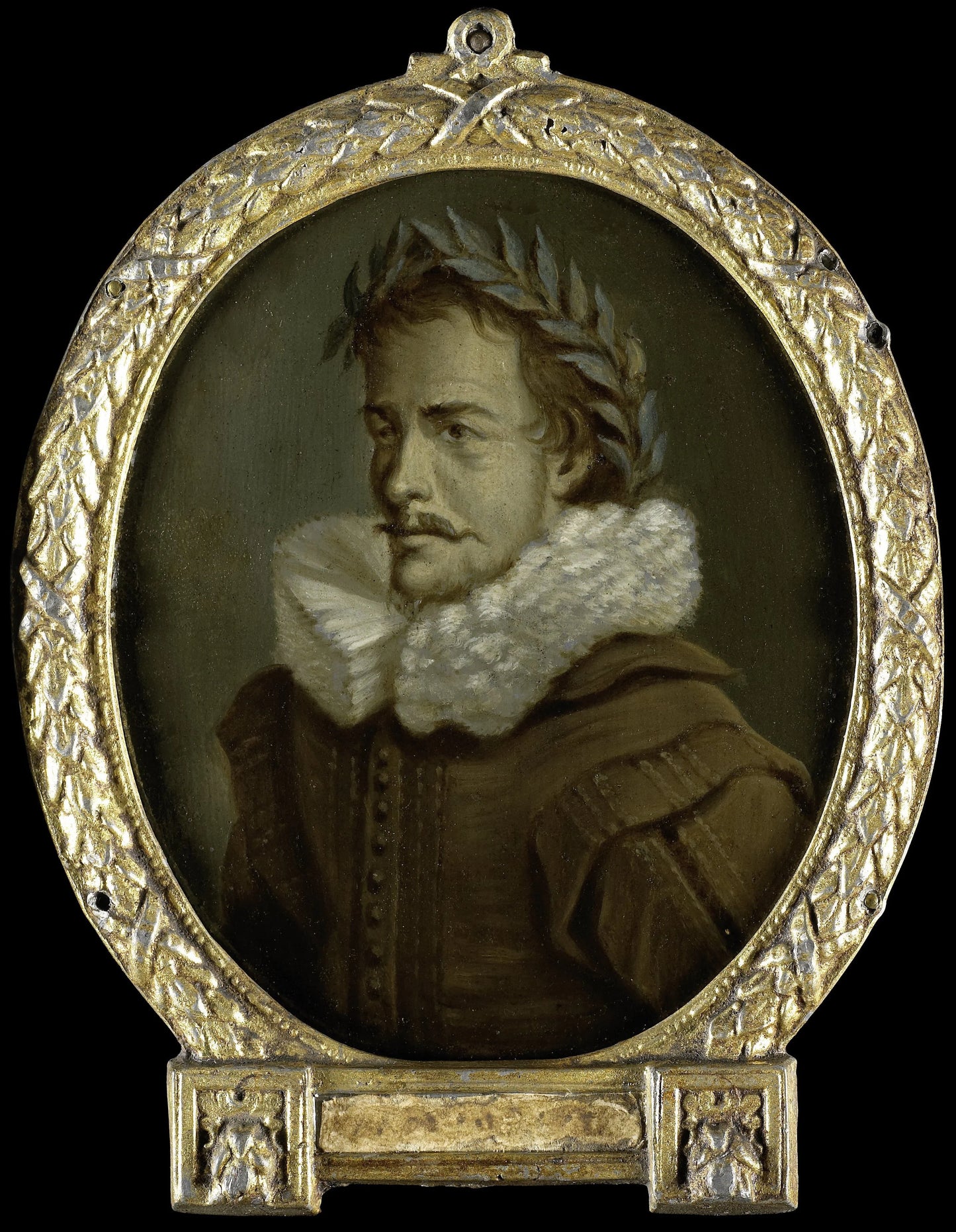 Portrait of Jan Janszoon Starter, Poet in Leeuwarden and Amsterdam – Arnoud van Halen Vintage Portrait Art Print | Wall Art Poster