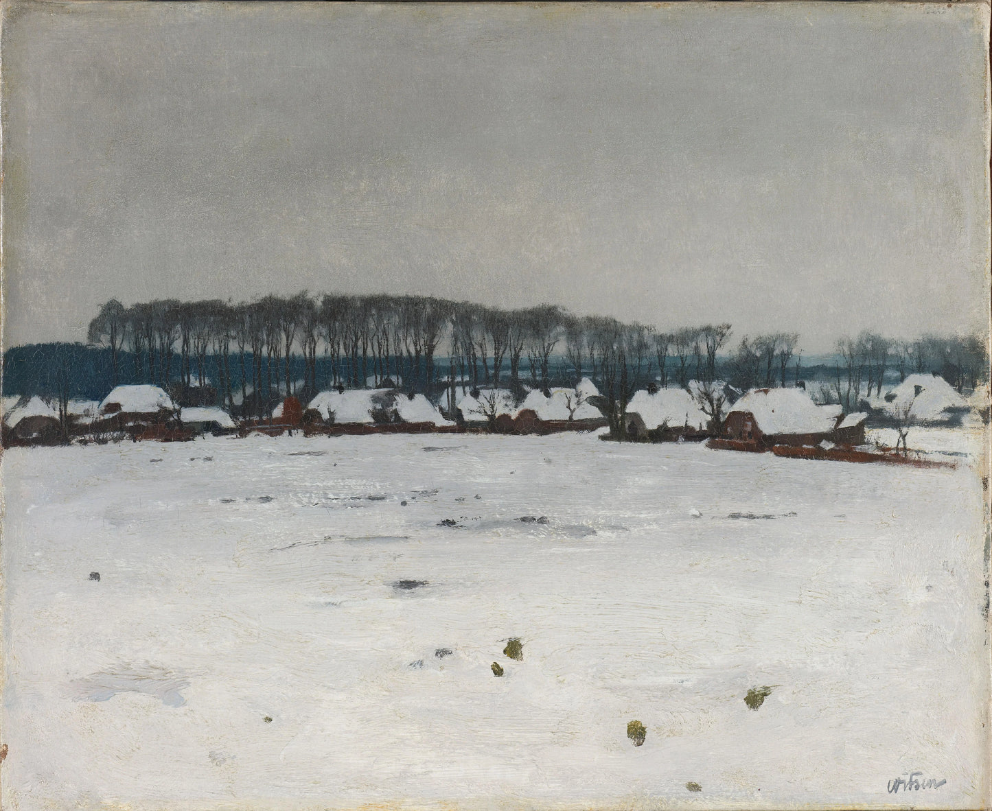 Winter Landscape – Willem Witsen Vintage Landscape Art Print | Wall Art Poster