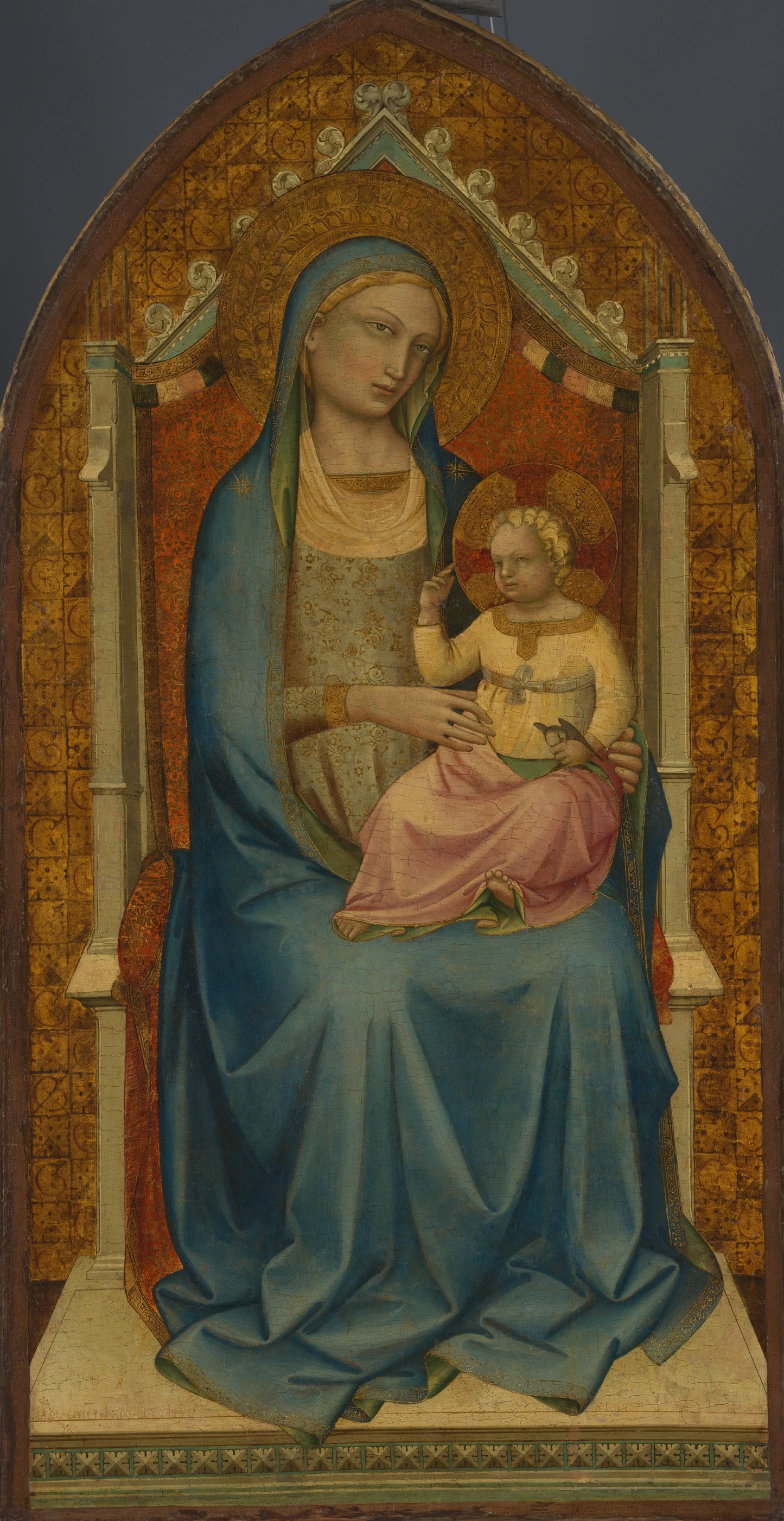 Virgin and Child – school of Lorenzo Monaco Vintage Art Print | Wall Art Poster