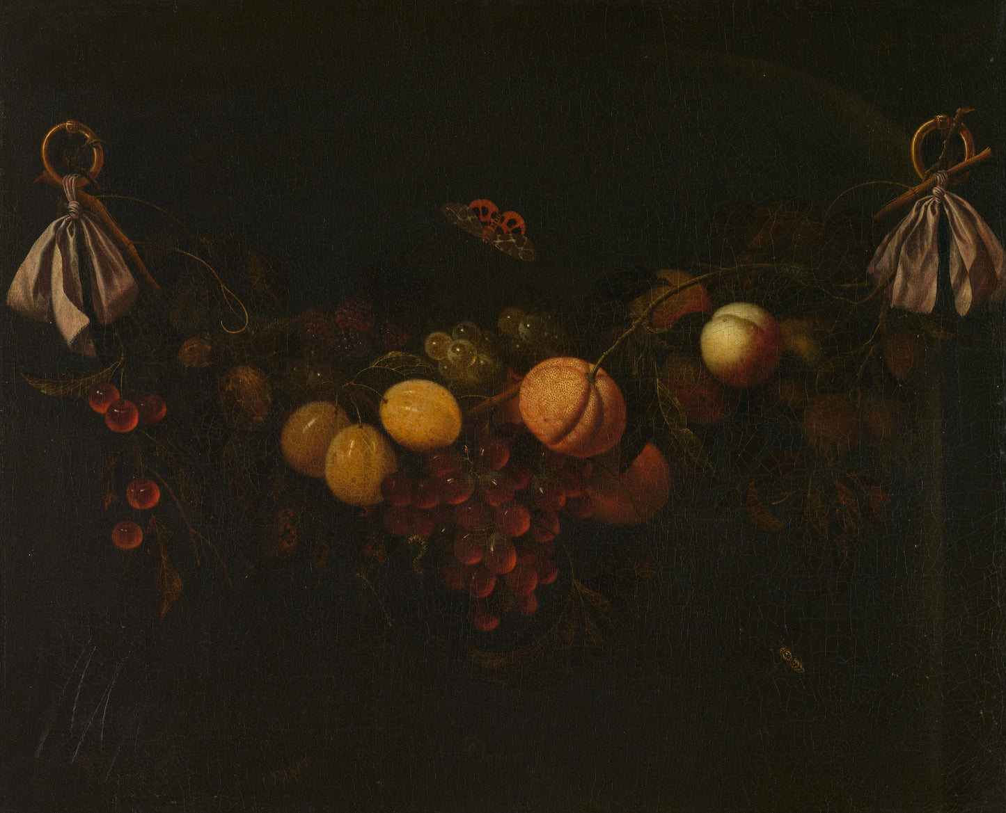 Festoon of Fruits – Johannes Borman Vintage Art Print | Wall Art Poster