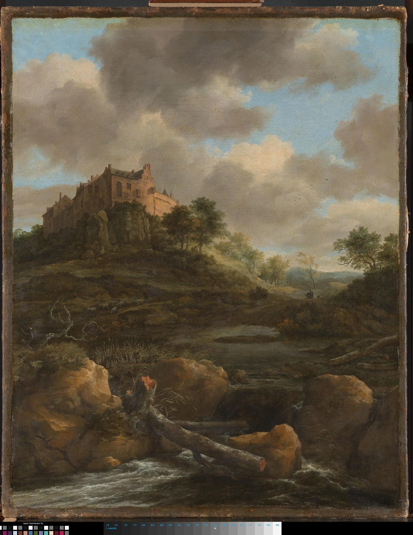Bentheim Castle – Jacob Isaacksz van Ruisdael Vintage Landscape Art Print | Wall Art Poster