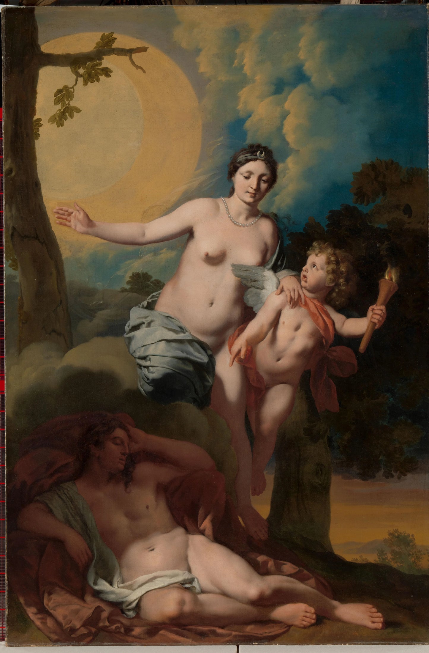 Selene and Endymion – Gerard de Lairesse Vintage Bird Study Art Print | Wall Art Poster