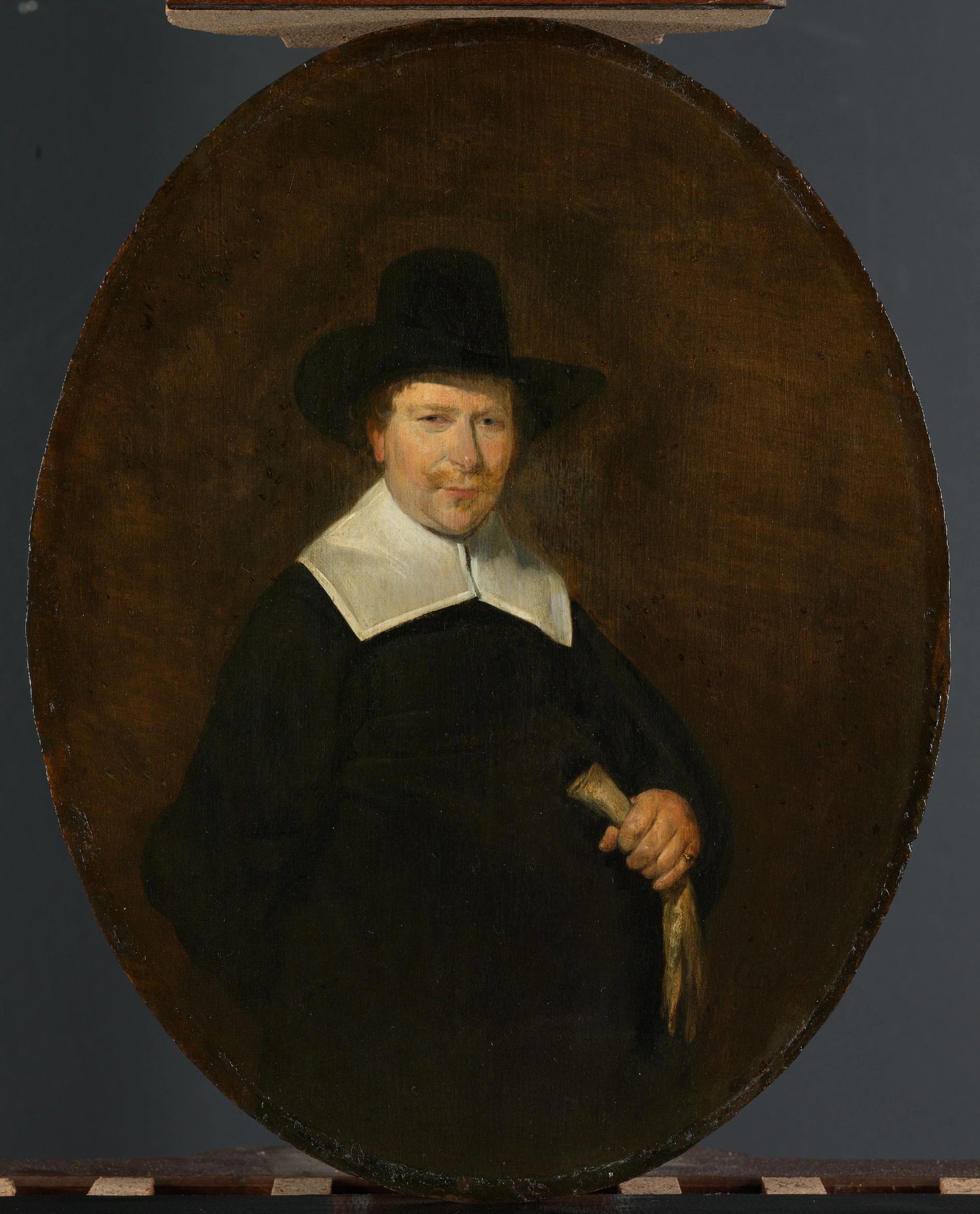 Gerard Abrahamsz van der Schalcke (1609-67). Haarlem Cloth Merchant – Gerard ter Borch (II) Vintage Art Print | Wall Art Poster