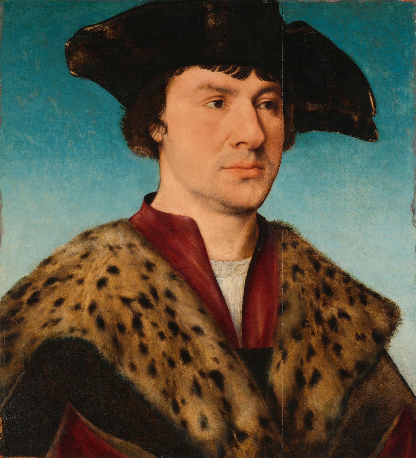 Portrait of a Man – workshop of Joos van Cleve Vintage Portrait Art Print | Wall Art Poster