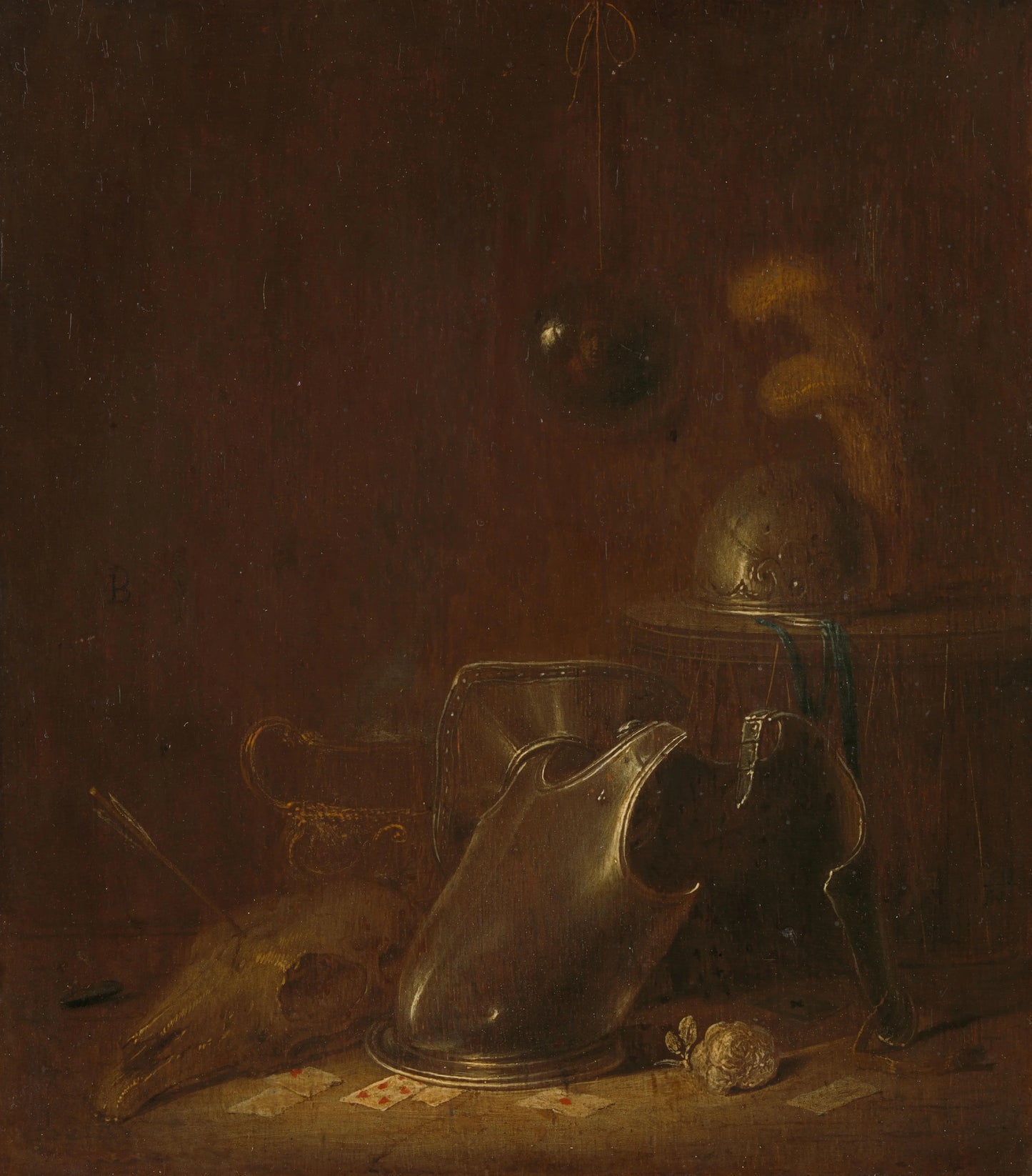 Still life with Implements of War – toegeschreven aan Jan Jansz. Buesem Vintage Still Life Art Print | Wall Art Poster