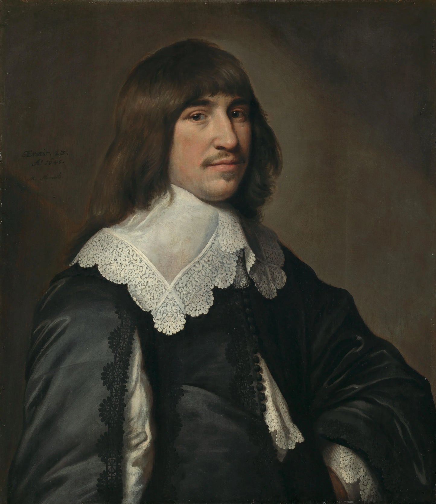 Portrait of Henrick Hooft (1617-78) – Michiel Jansz van Mierevelt (signed by artist) Vintage Portrait Art Print | Wall Art Poster