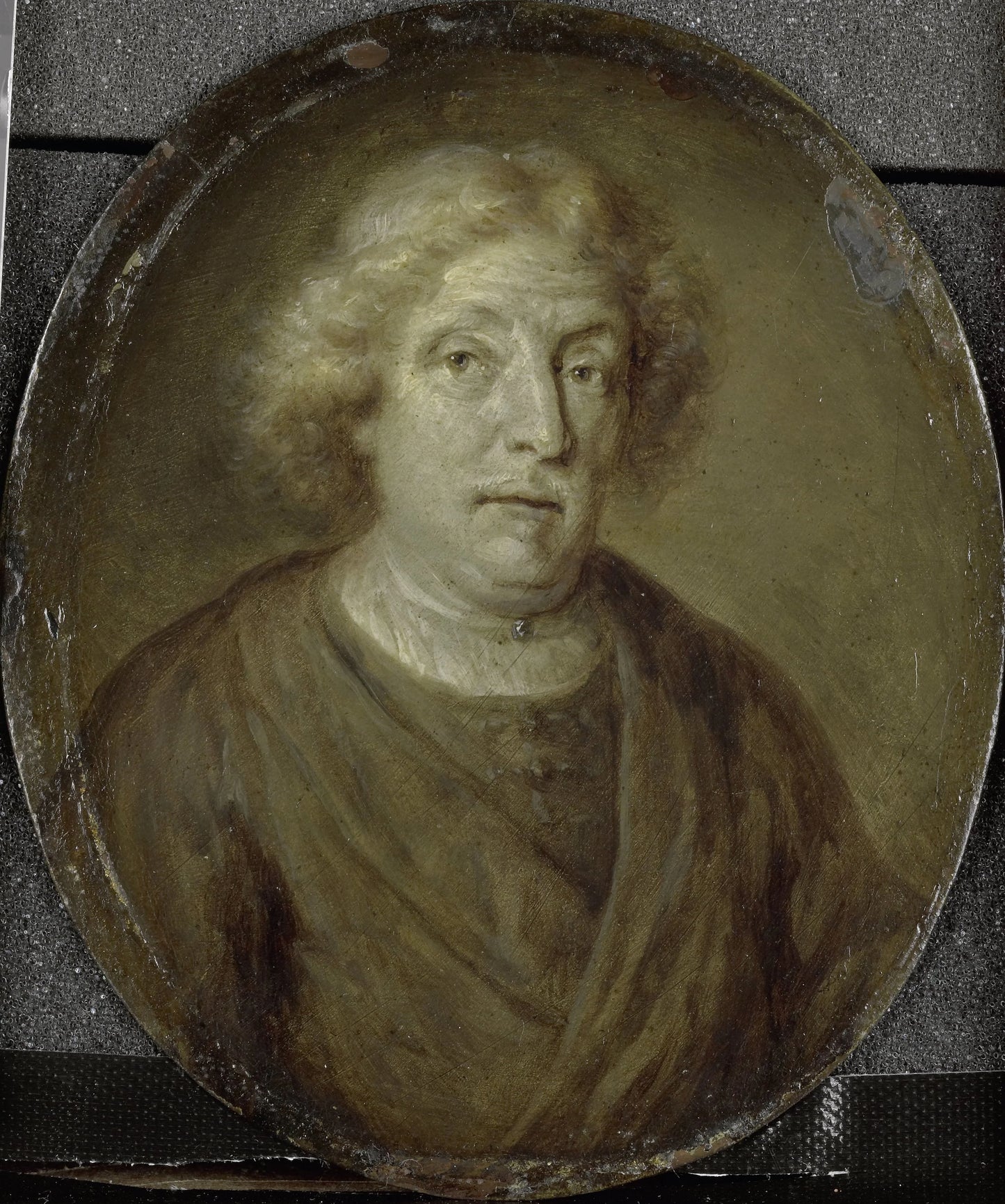Portrait of Jacob Lescailje, Bookdealer and Poet in Amsterdam – Jan Maurits Quinkhard Vintage Portrait Art Print | Wall Art Poster