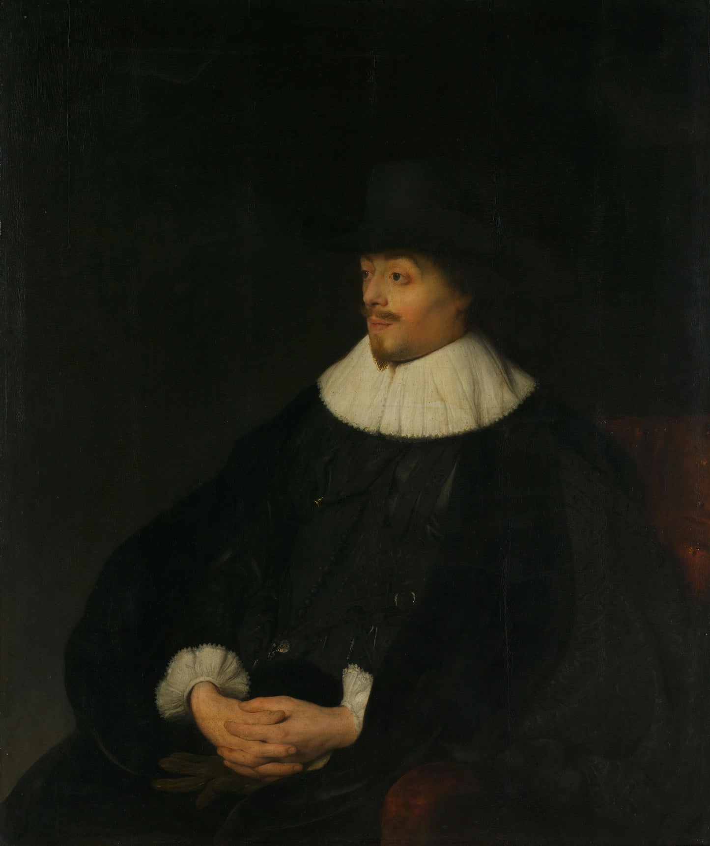 Portrait of Constantijn Huygens – Jan Lievens Vintage Portrait Art Print | Wall Art Poster