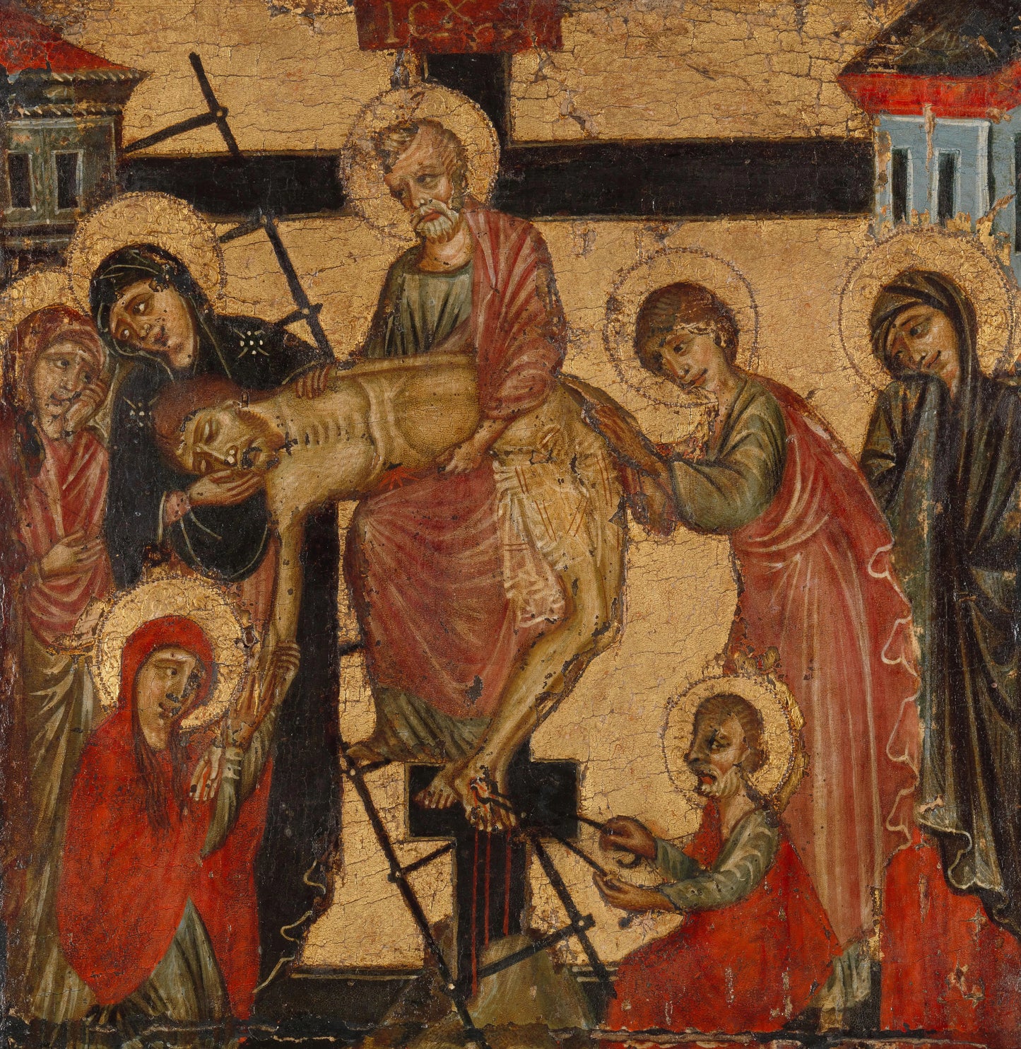 The Deposition and the Entombment – anonymous Vintage Art Print | Wall Art Poster