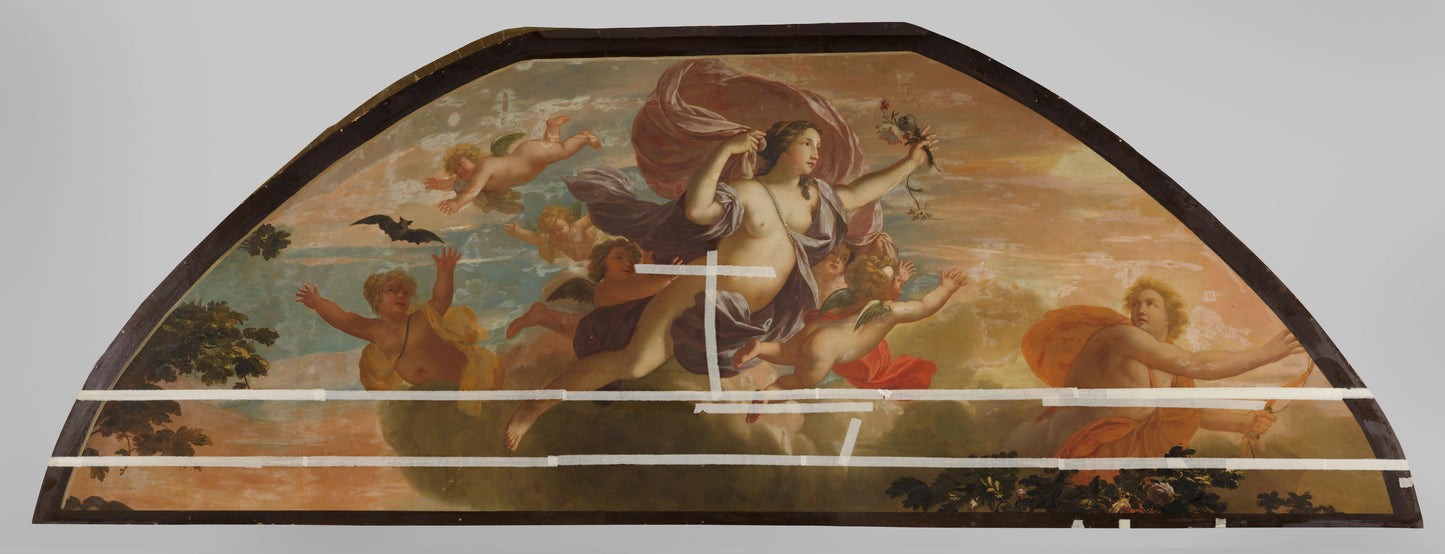 Plafondschildering met allegorische voorstelling van de Ochtend – Theodoor van der Schuer Vintage Art Print | Wall Art Poster