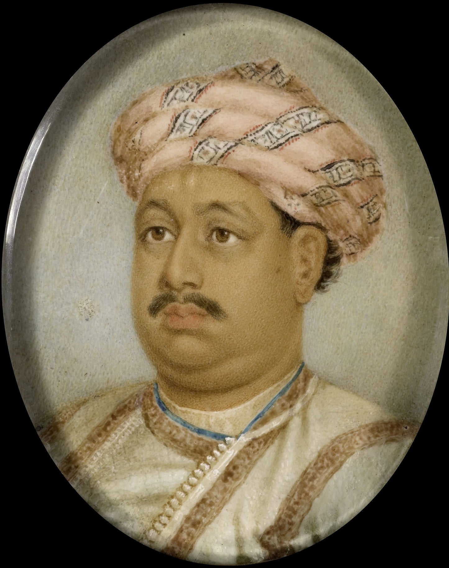 Portret van een Indiase prins – anoniem Vintage Art Print | Wall Art Poster