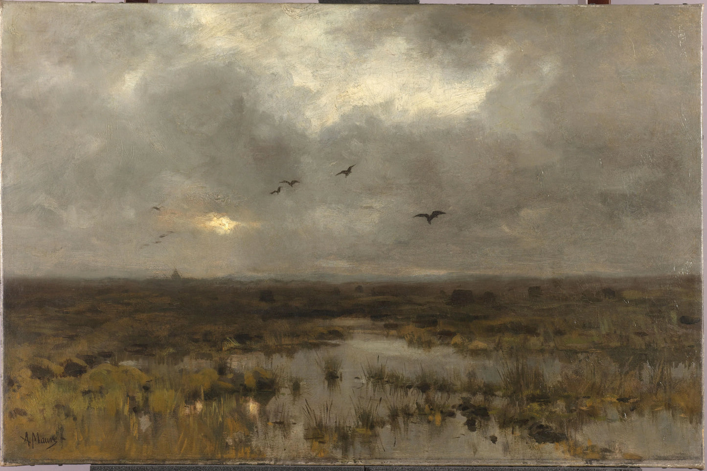The Marsh – Anton Mauve Vintage Landscape Art Print | Wall Art Poster