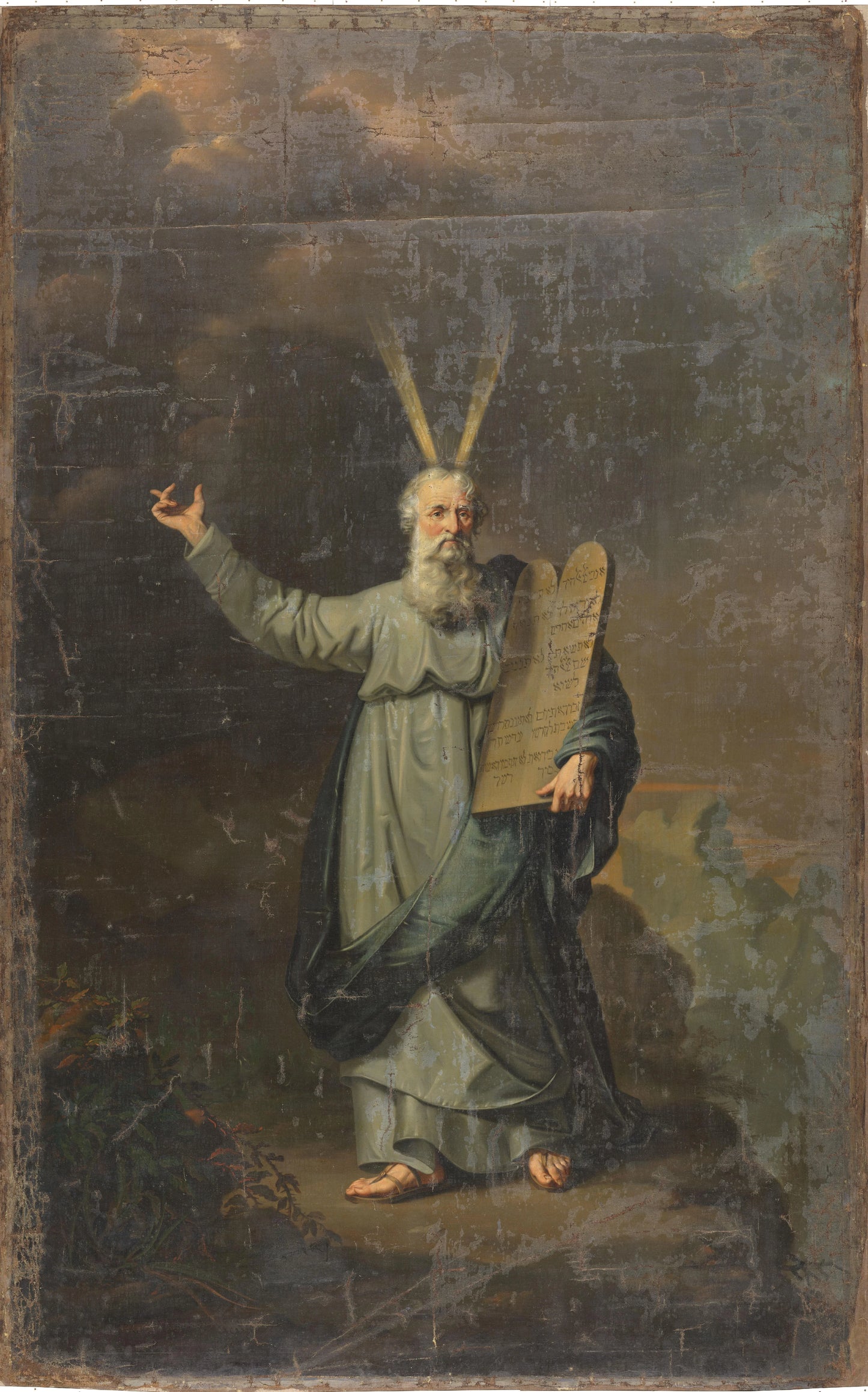 Moses with the Tables of the Law – Pieter Gaal Vintage Art Print | Wall Art Poster