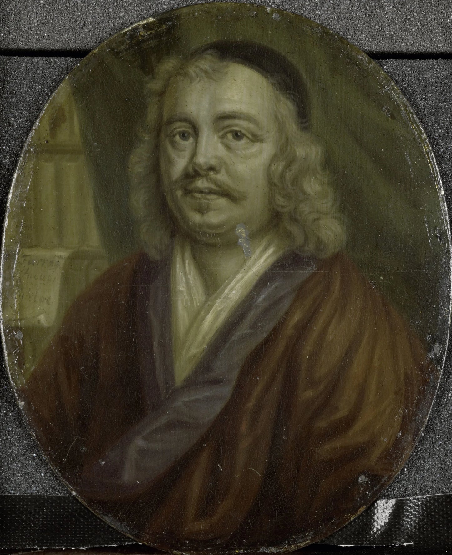 Portrait of Jacob Heiblocq, Rector of the Latin School in Amsterdam – Arnoud van Halen Vintage Portrait Art Print | Wall Art Poster