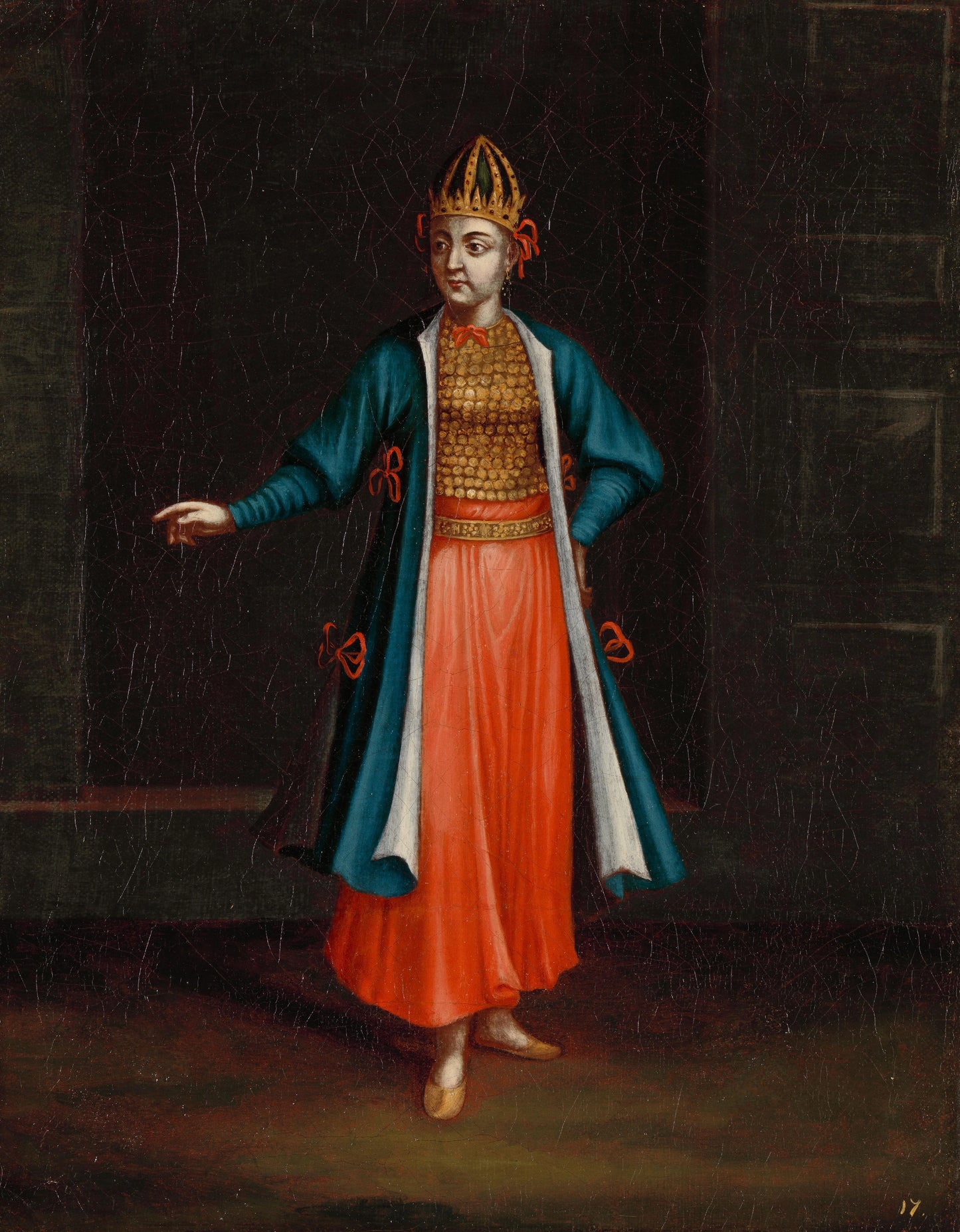 Woman from the Bulgarian Coast – atelier van Jean Baptiste Vanmour Vintage Art Print | Wall Art Poster