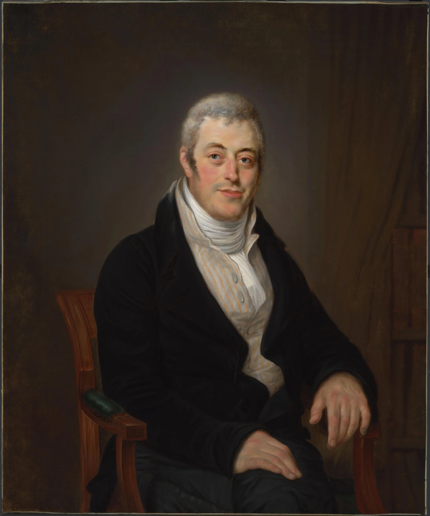 Portrait of Jonas Daniel Meijer, Lawyer – Louis Moritz Vintage Portrait Art Print | Wall Art Poster